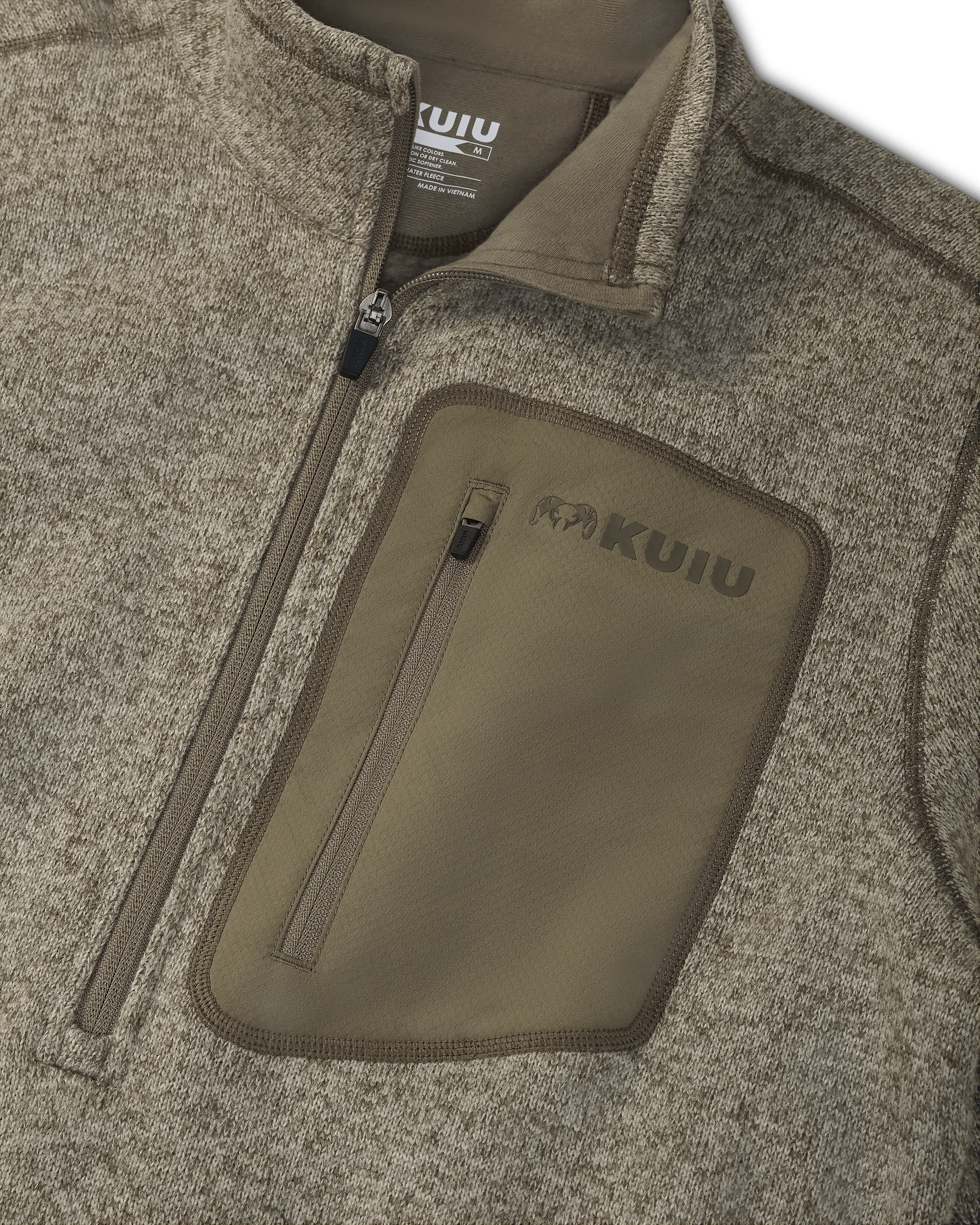 Base Camp Pullover Sweater | Khaki Heather - Image 3