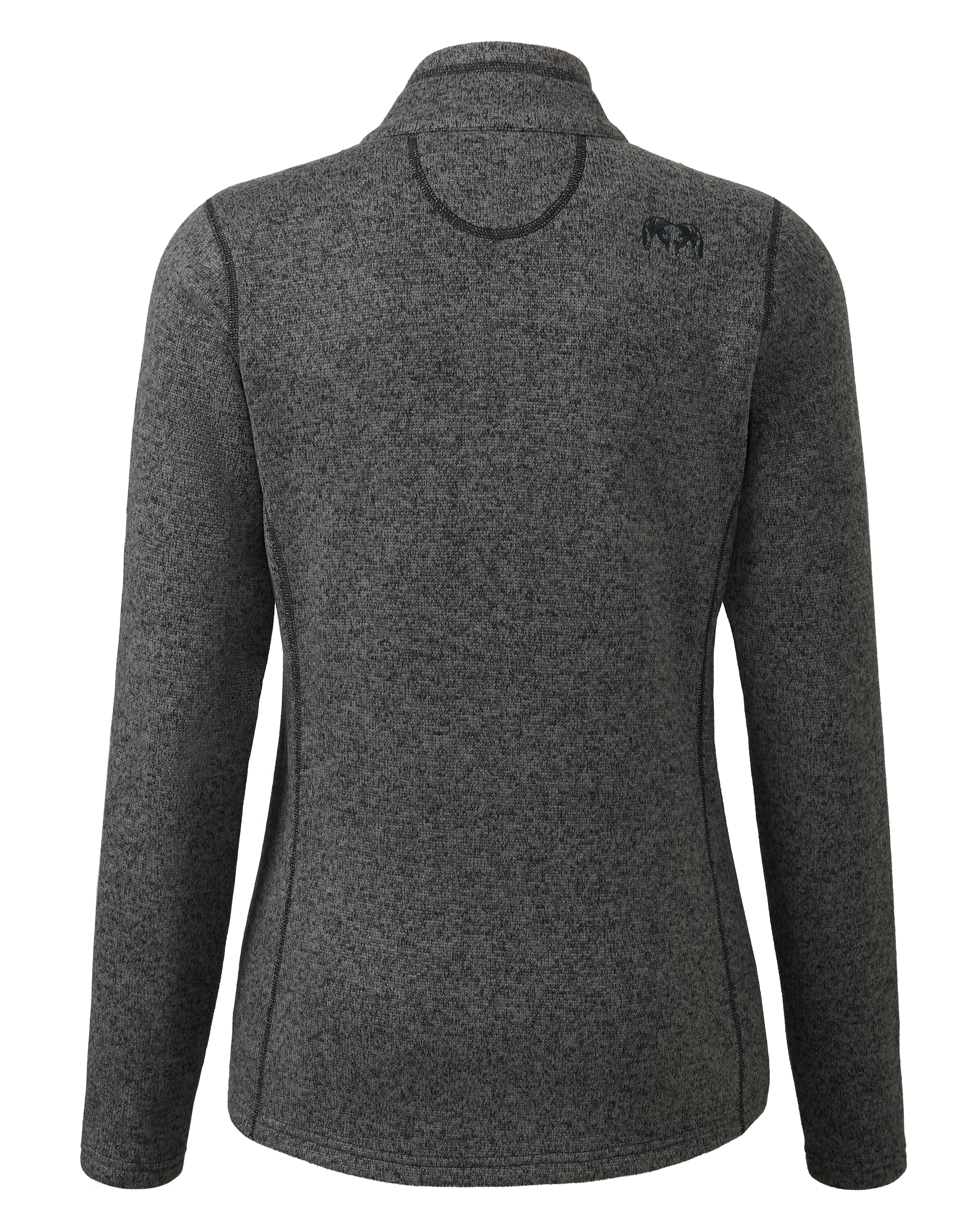 Alternative view of Women's Base Camp Full Zip Sweater | Charcoal Heather