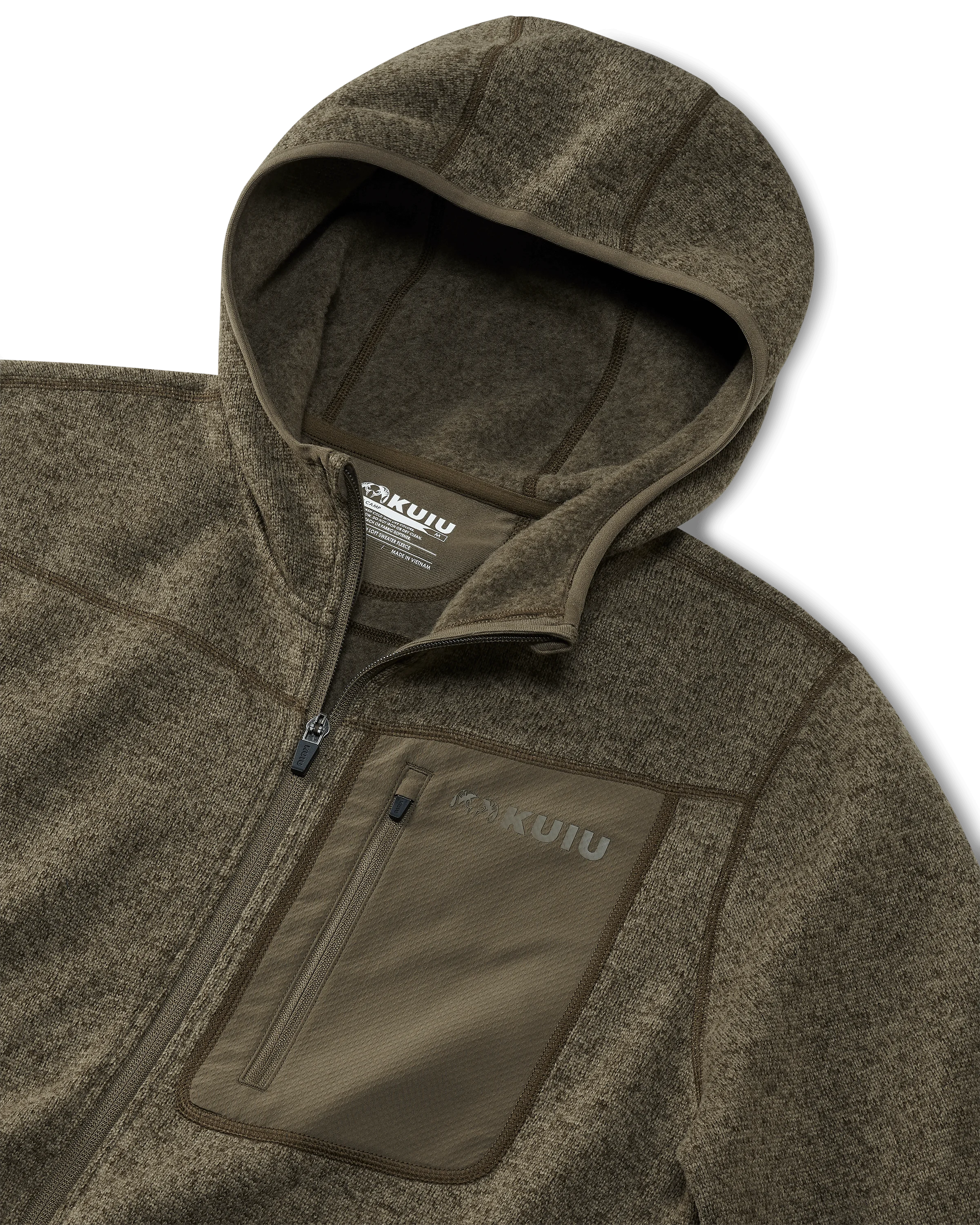 Base Camp Hooded Sweater | Ash Heather - Image 3