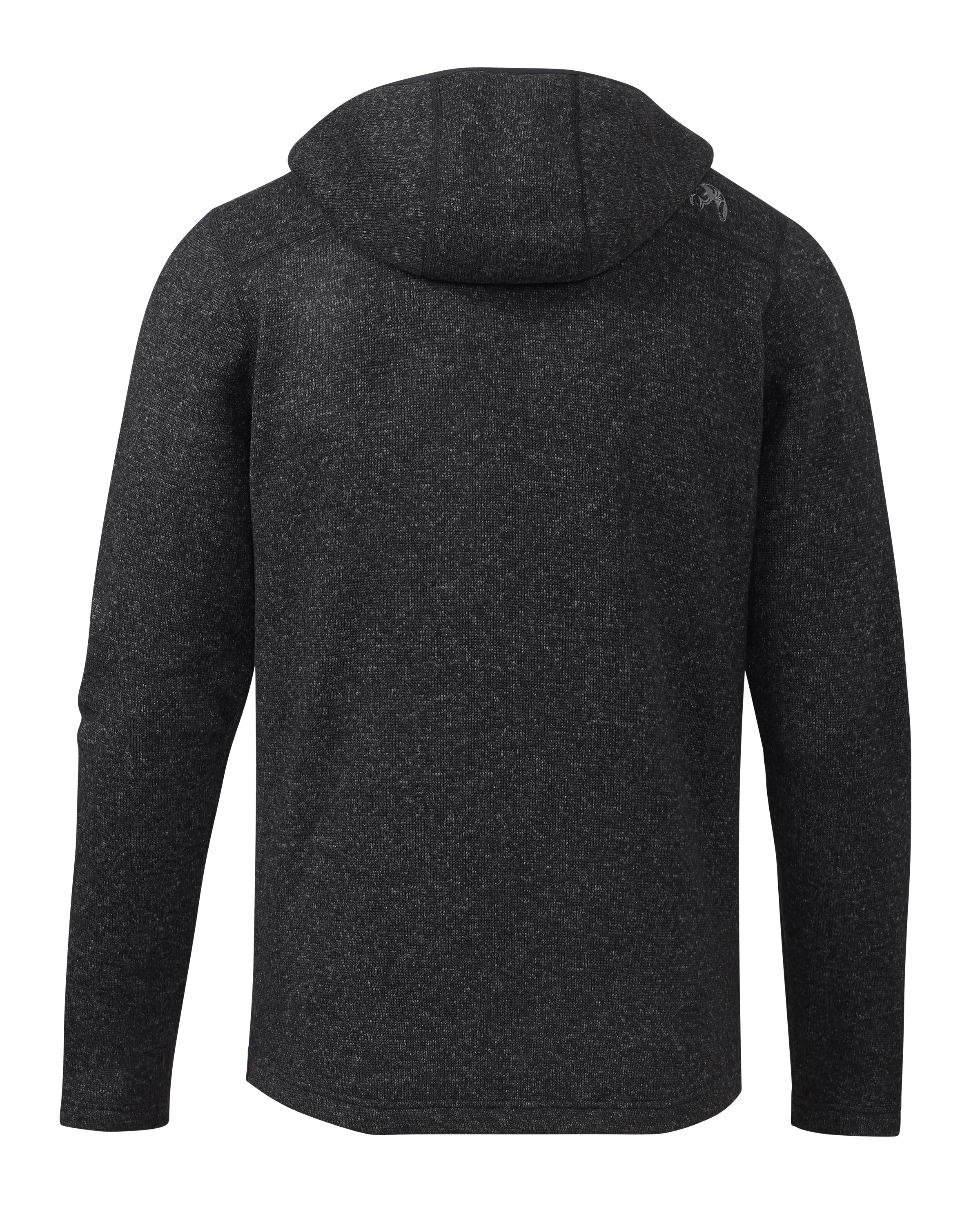 Alternative view of Base Camp Hooded Sweater | Heather Black