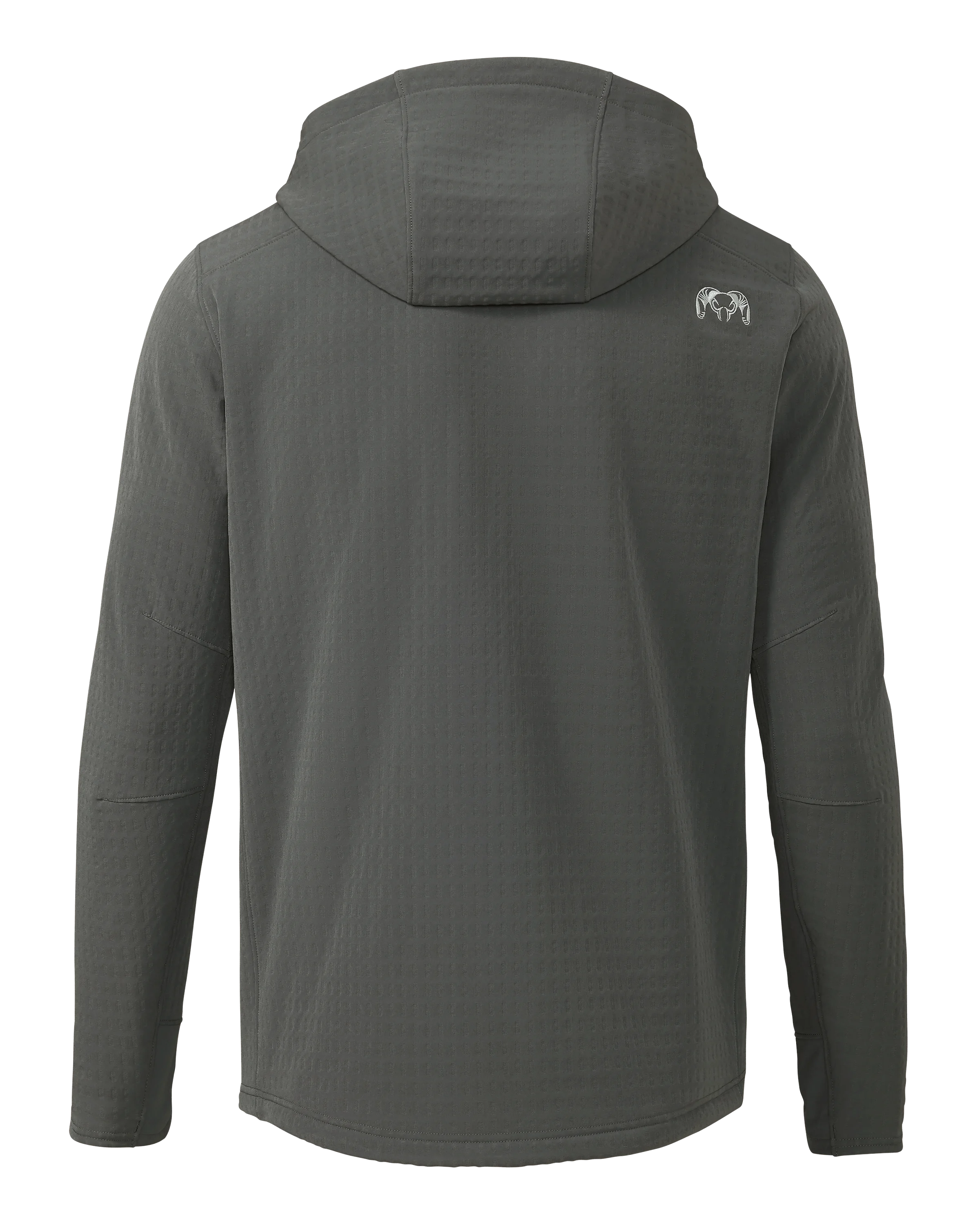 Alternative view of Blockfield Fleece Hoodie | Gunmetal