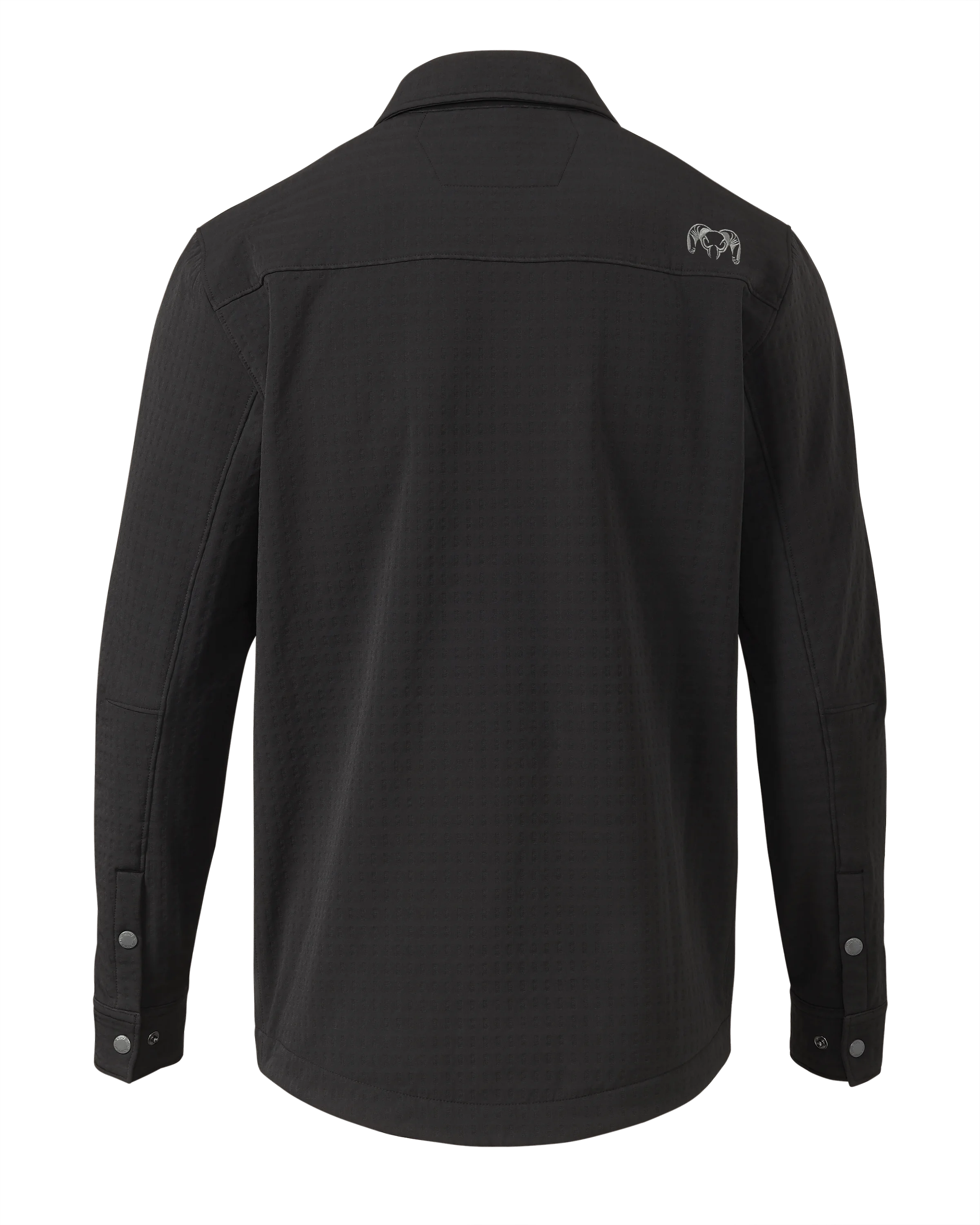 Alternative view of Blockfield Fleece Shirt Jacket | Black