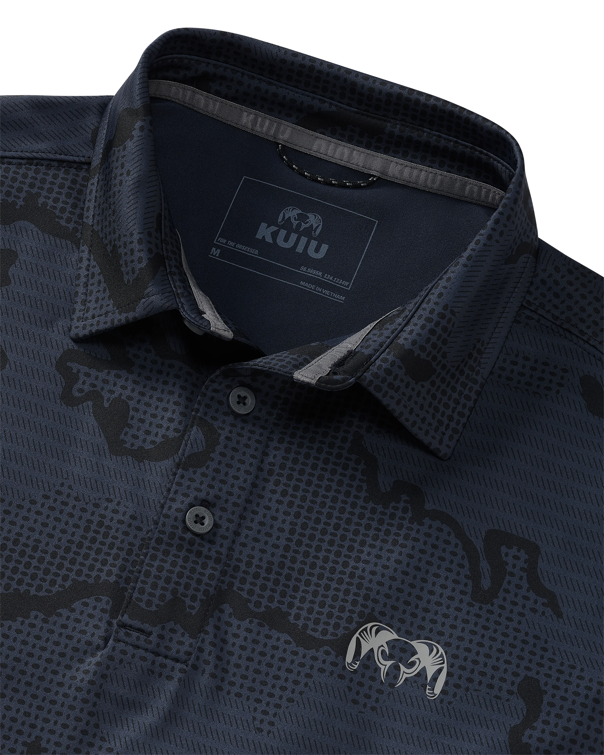 Alternative view of KUIU Performance Polo | Steel Blue Tonal