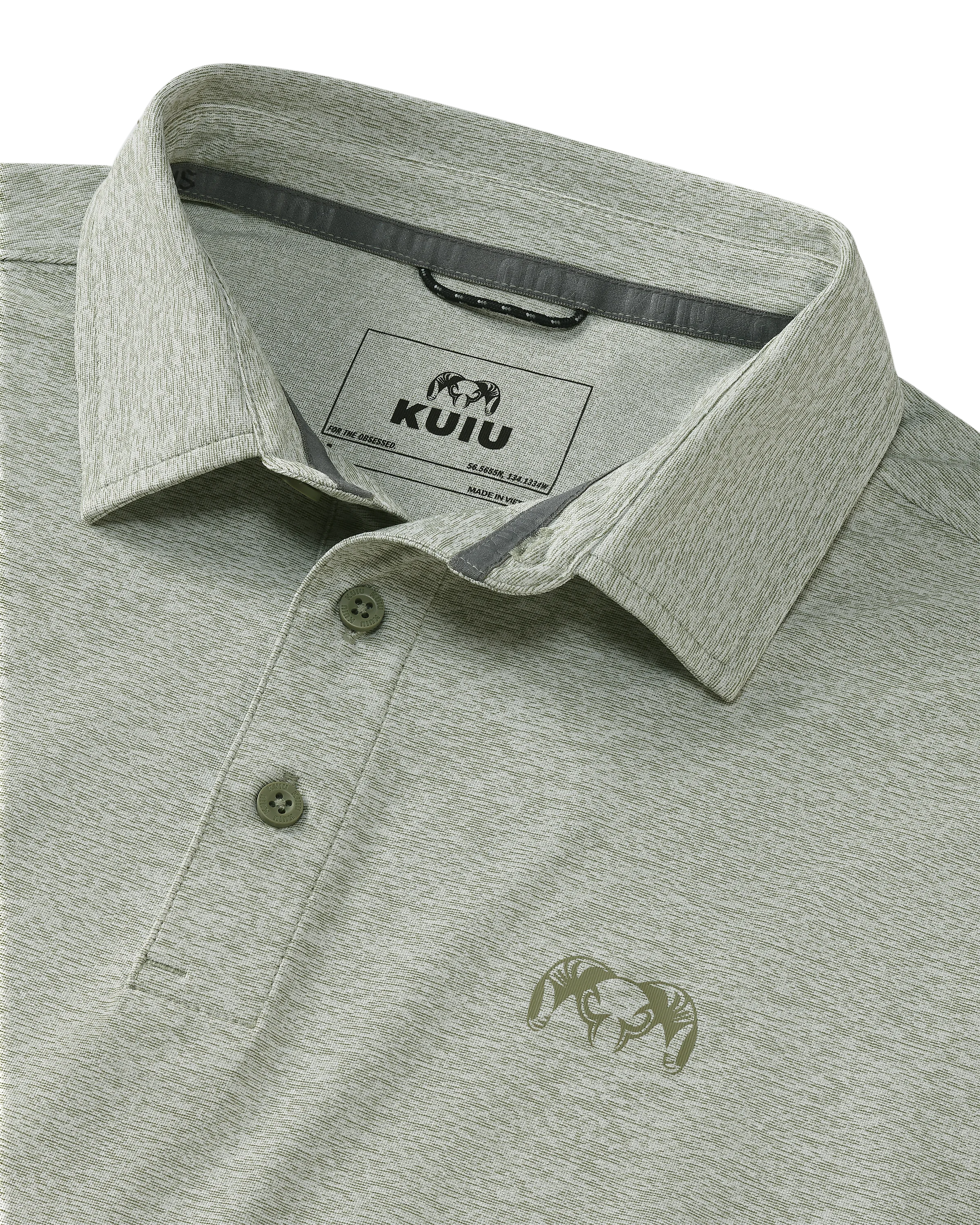 Alternative view of KUIU Performance Polo | Heather Buckbrush