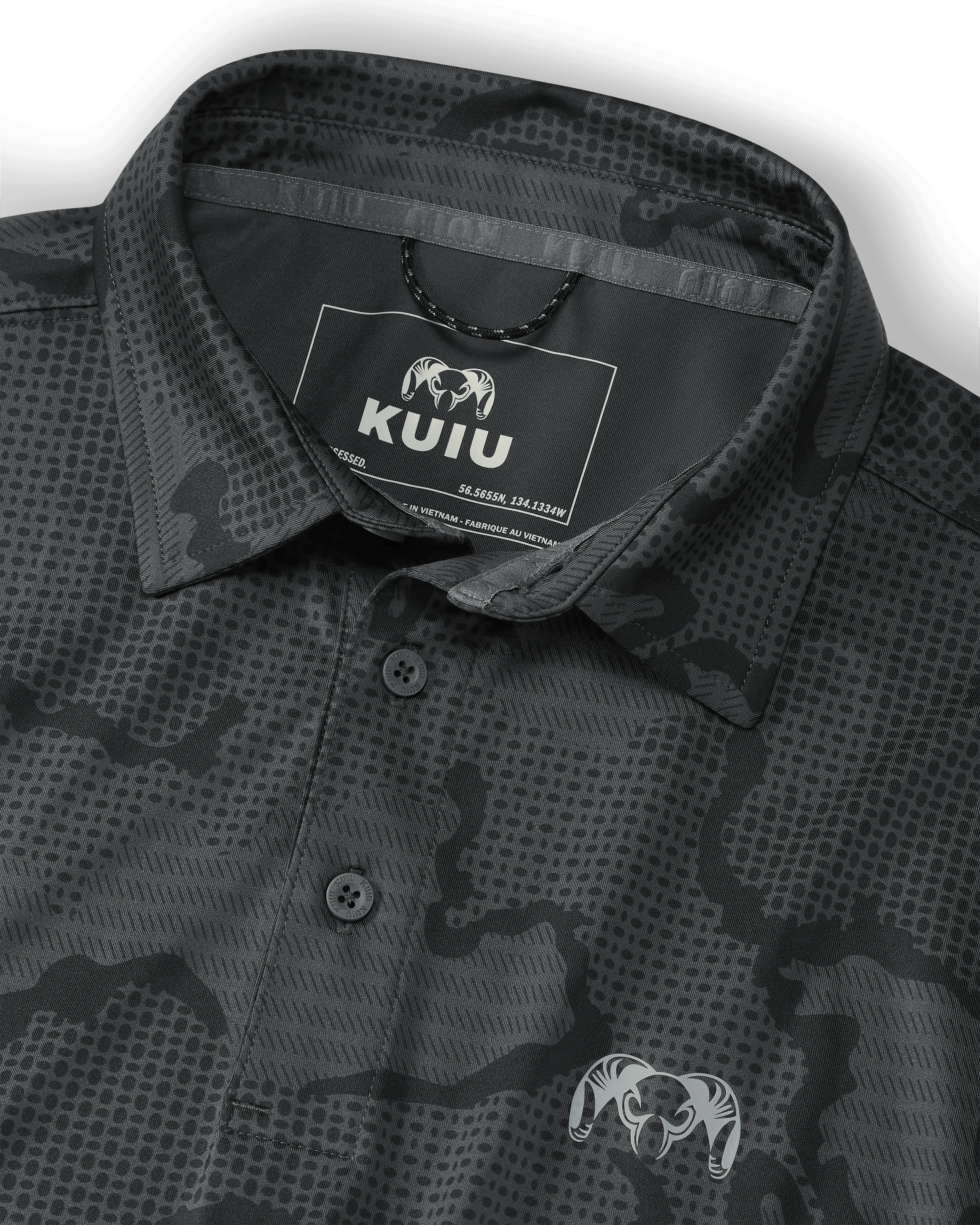 KUIU Performance Polo | Gunmetal Tonal - Image 2