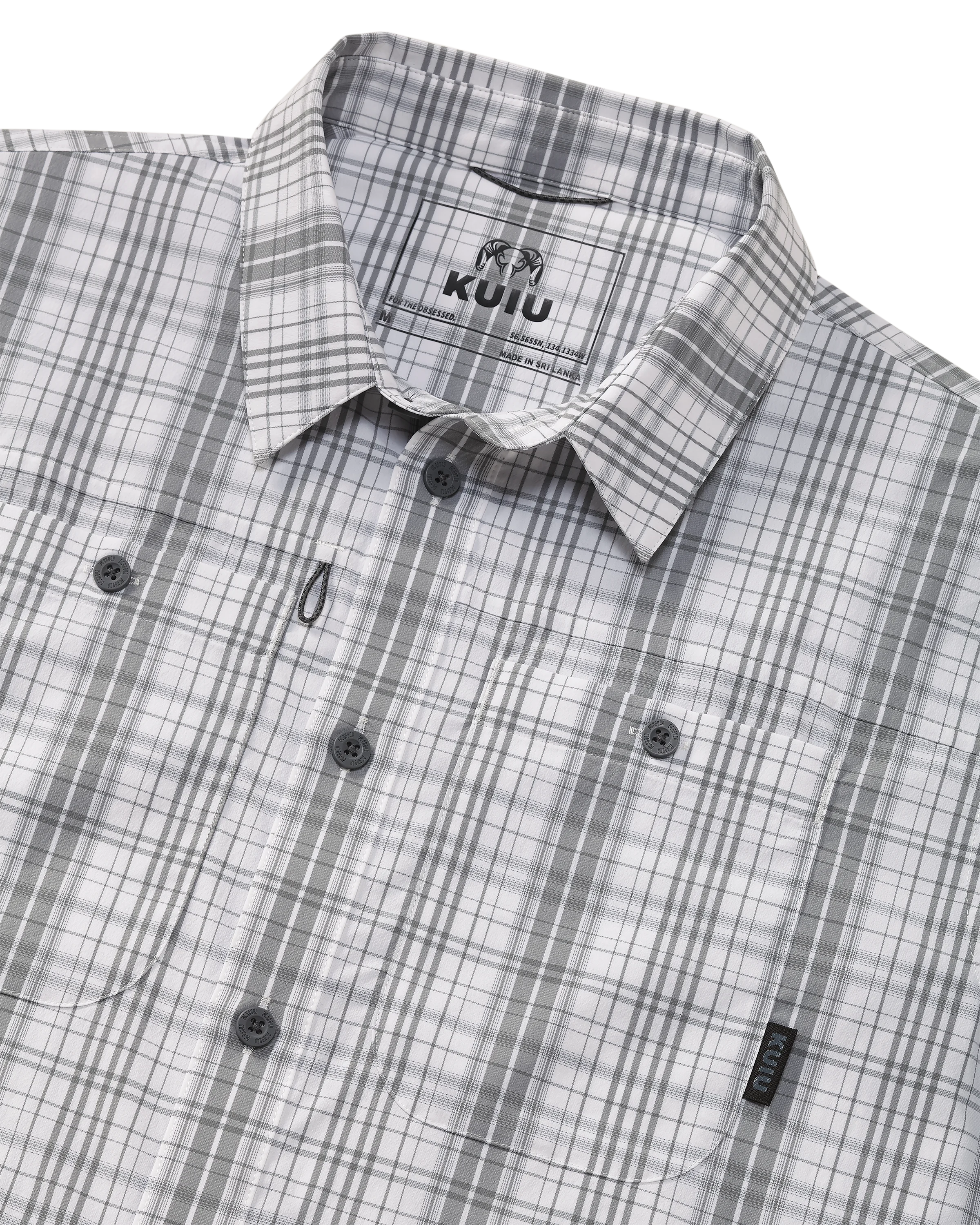 Borrego LS Shirt | Granite Plaid - Image 3