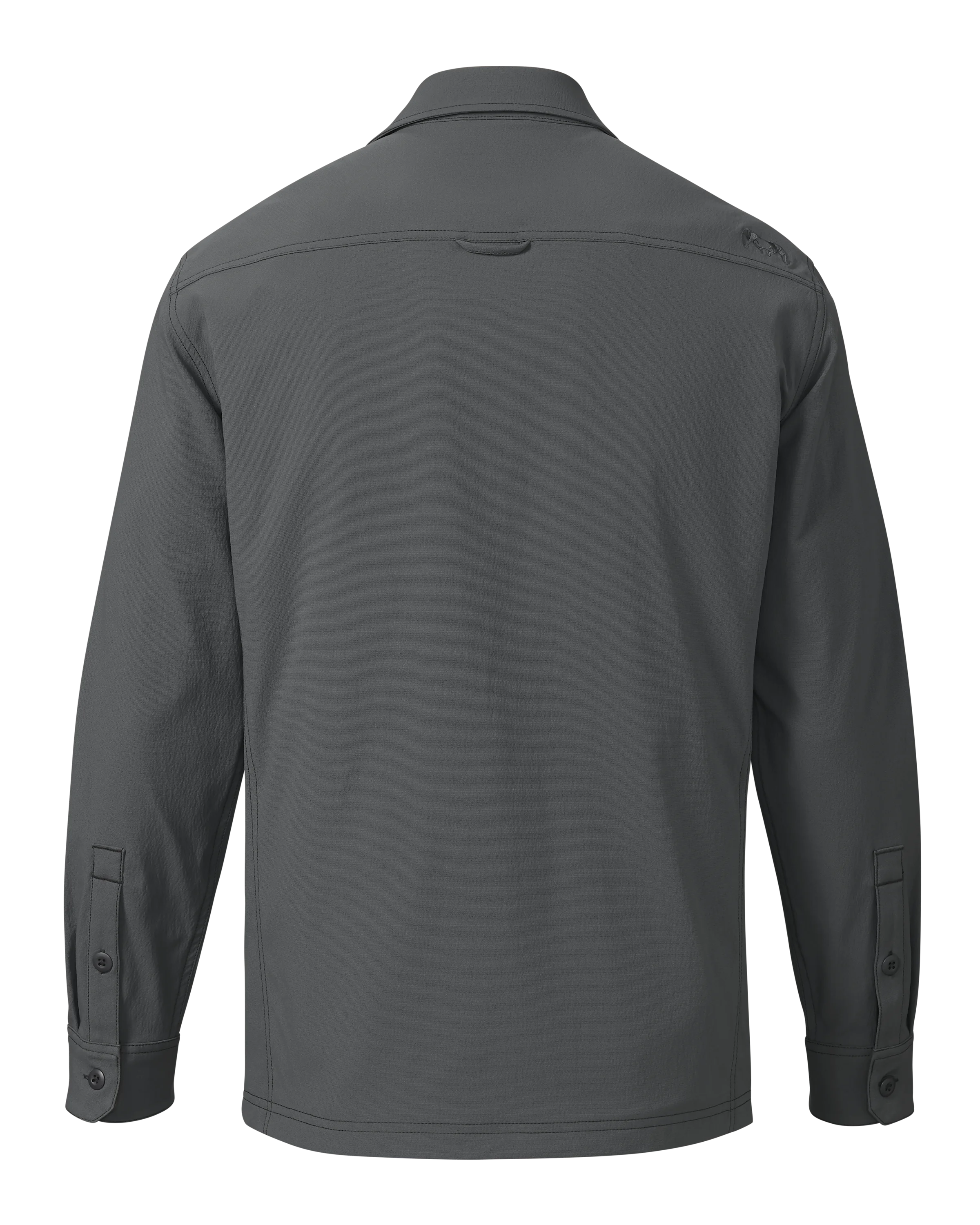 Motive Flannel Lined Shirt Jacket | Gunmetal - Image 3
