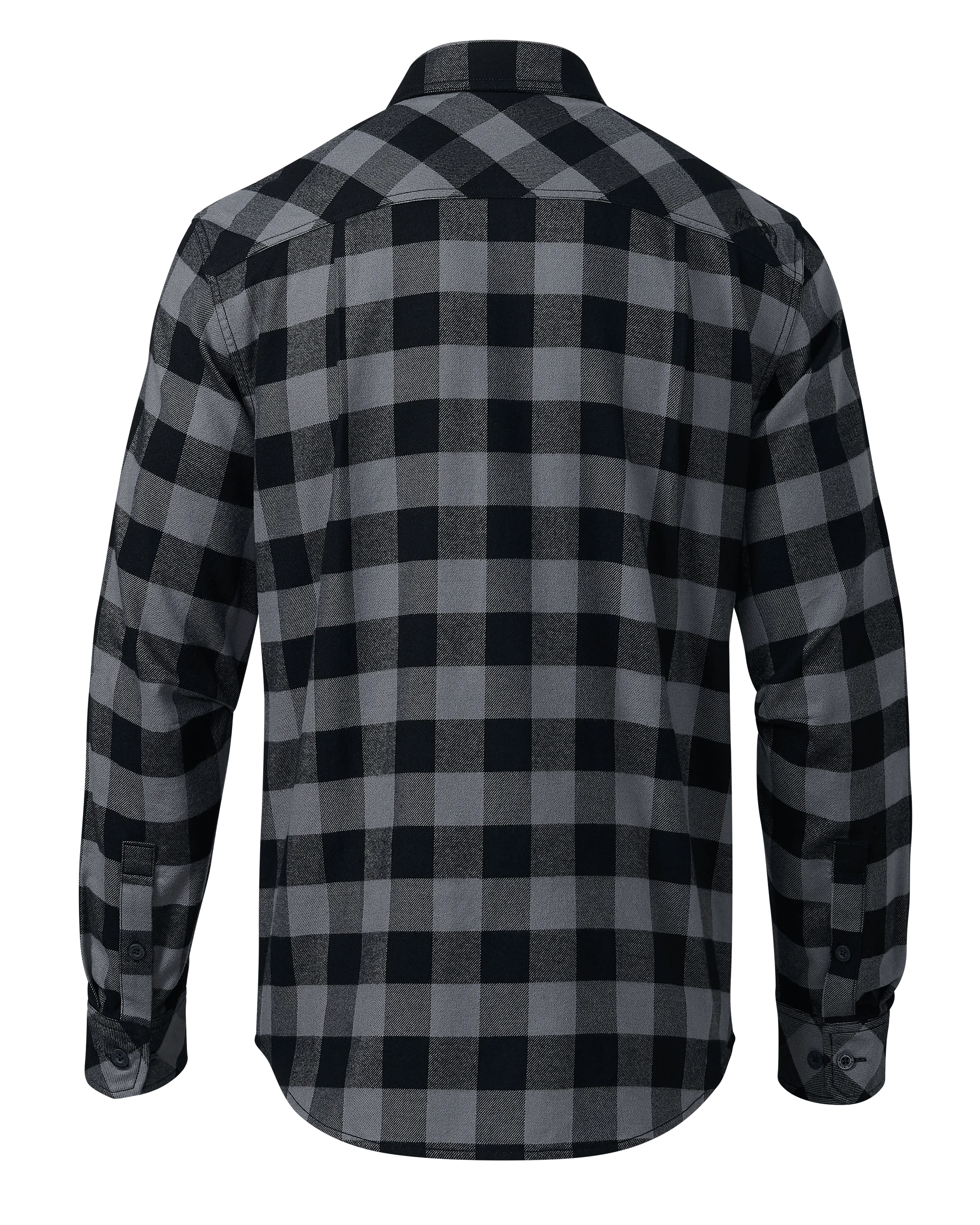 Outlet Field Flannel Shirt | Gunmetal Buffalo Check - Image 2