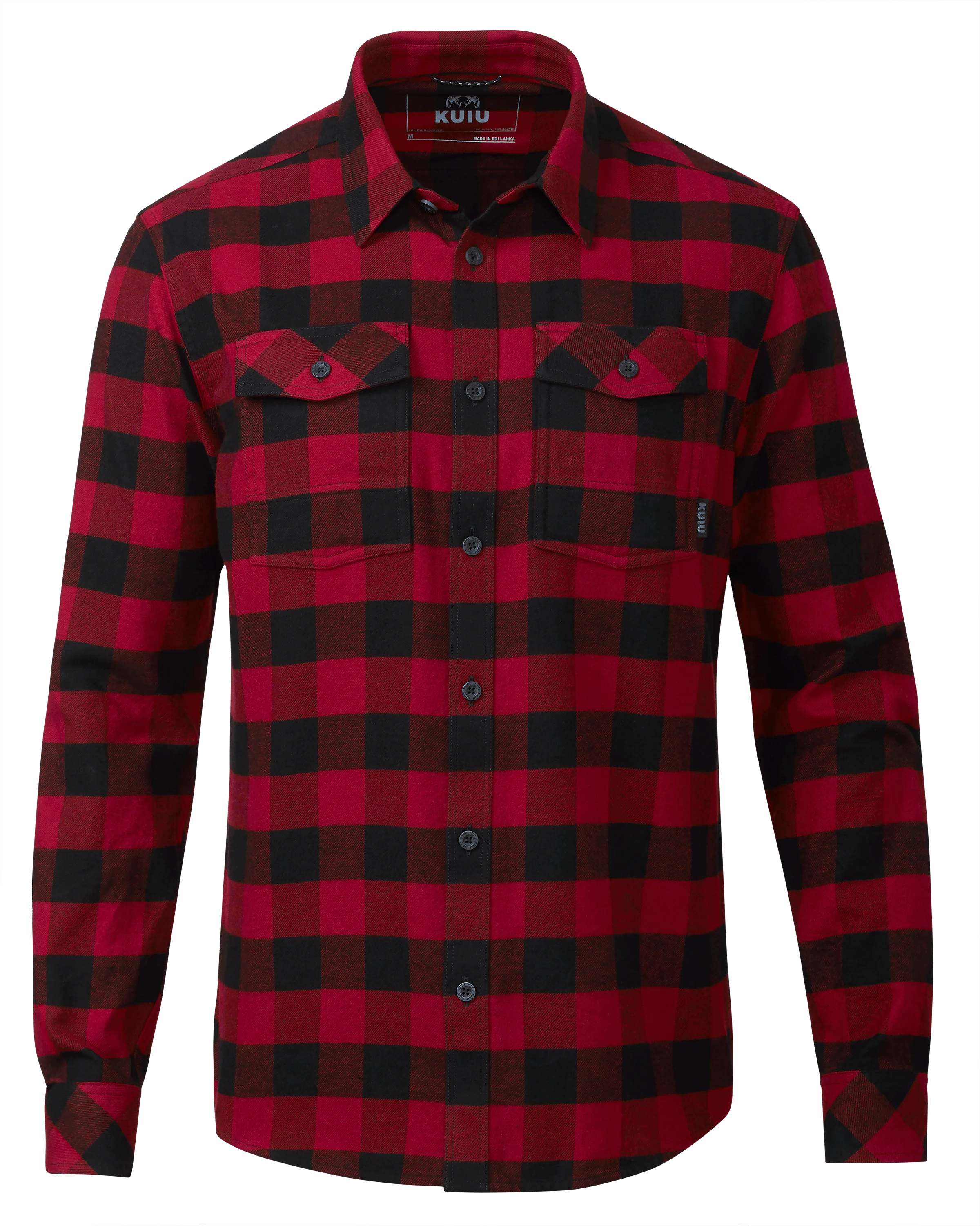 Outlet Field Flannel Shirt | Red/Black Buffalo Check