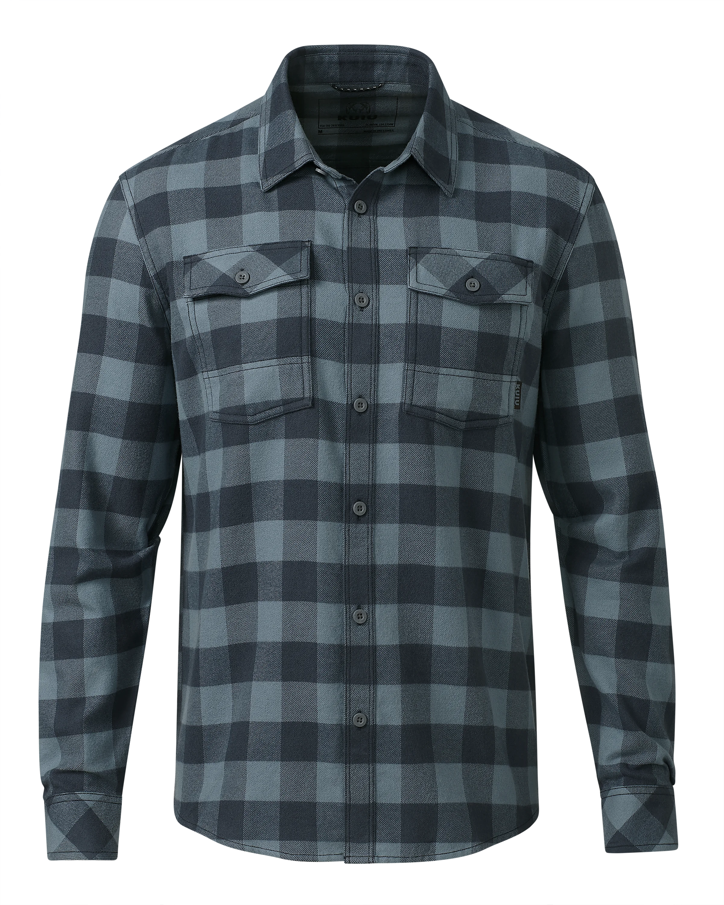 Outlet Field Flannel Shirt | Slate Buffalo Check