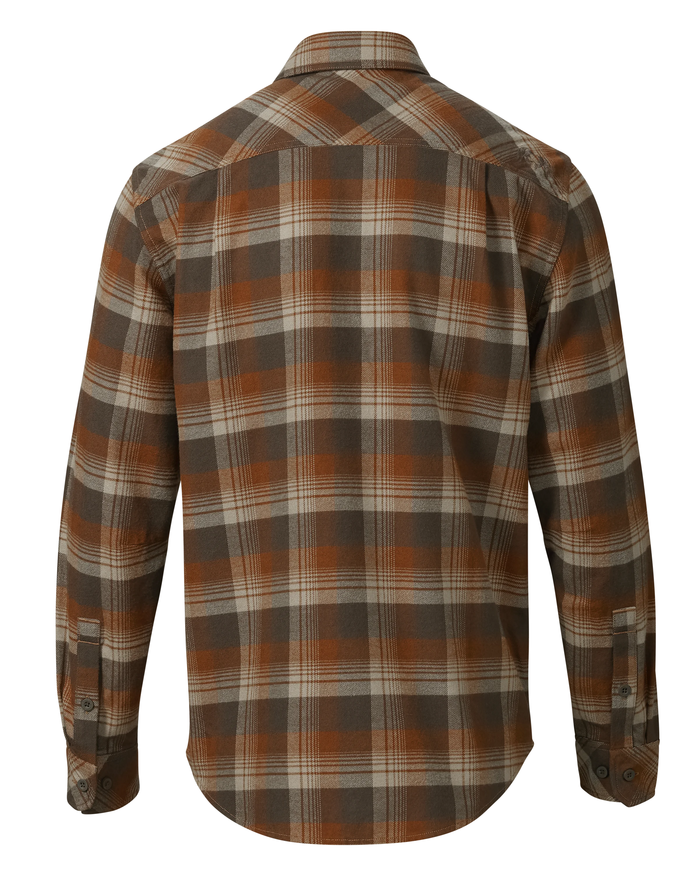 Alternative view of Field Flannel Shirt | Saddle Blockline
