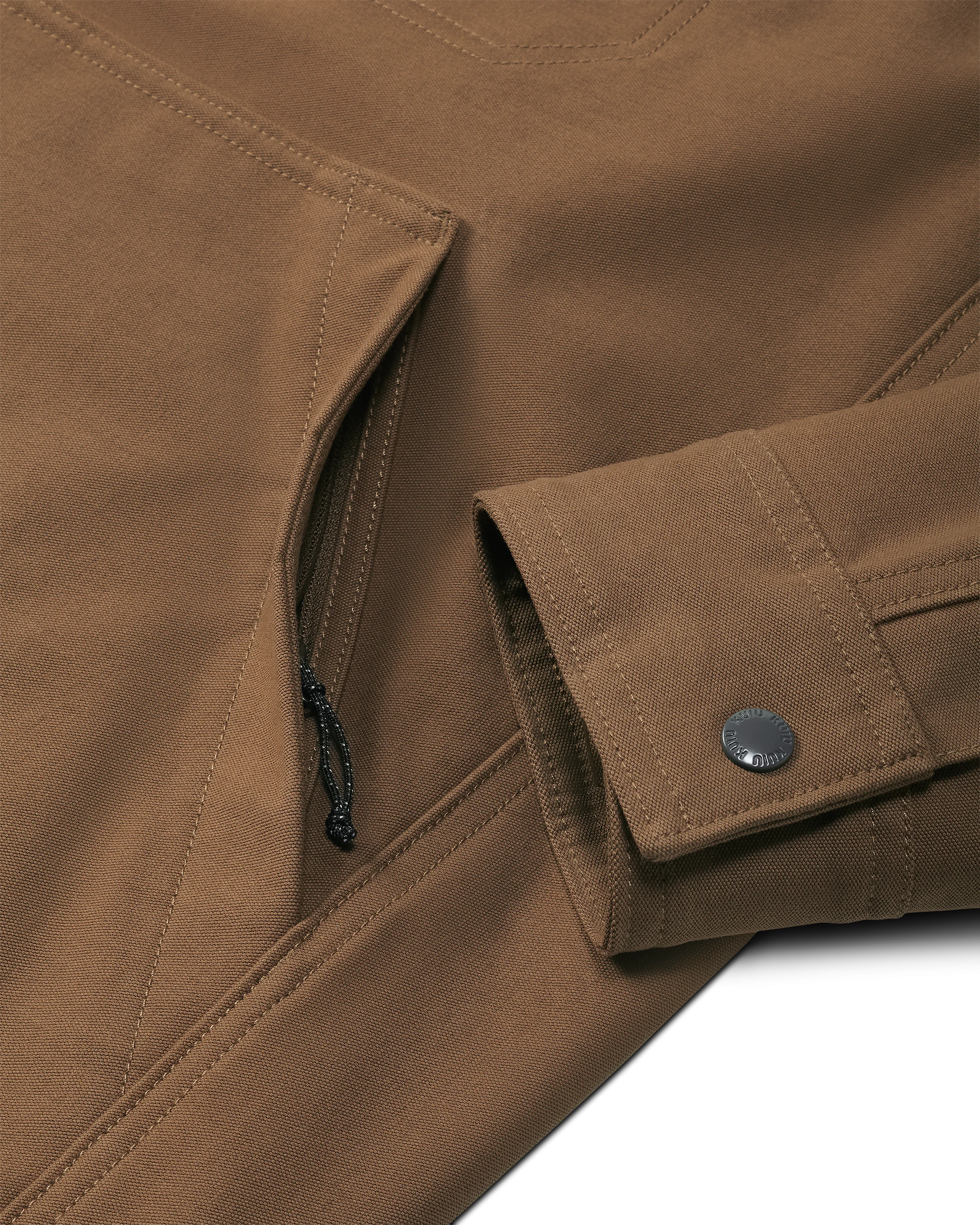 Brawley Hooded Fleece Jacket | Saddle - Image 5
