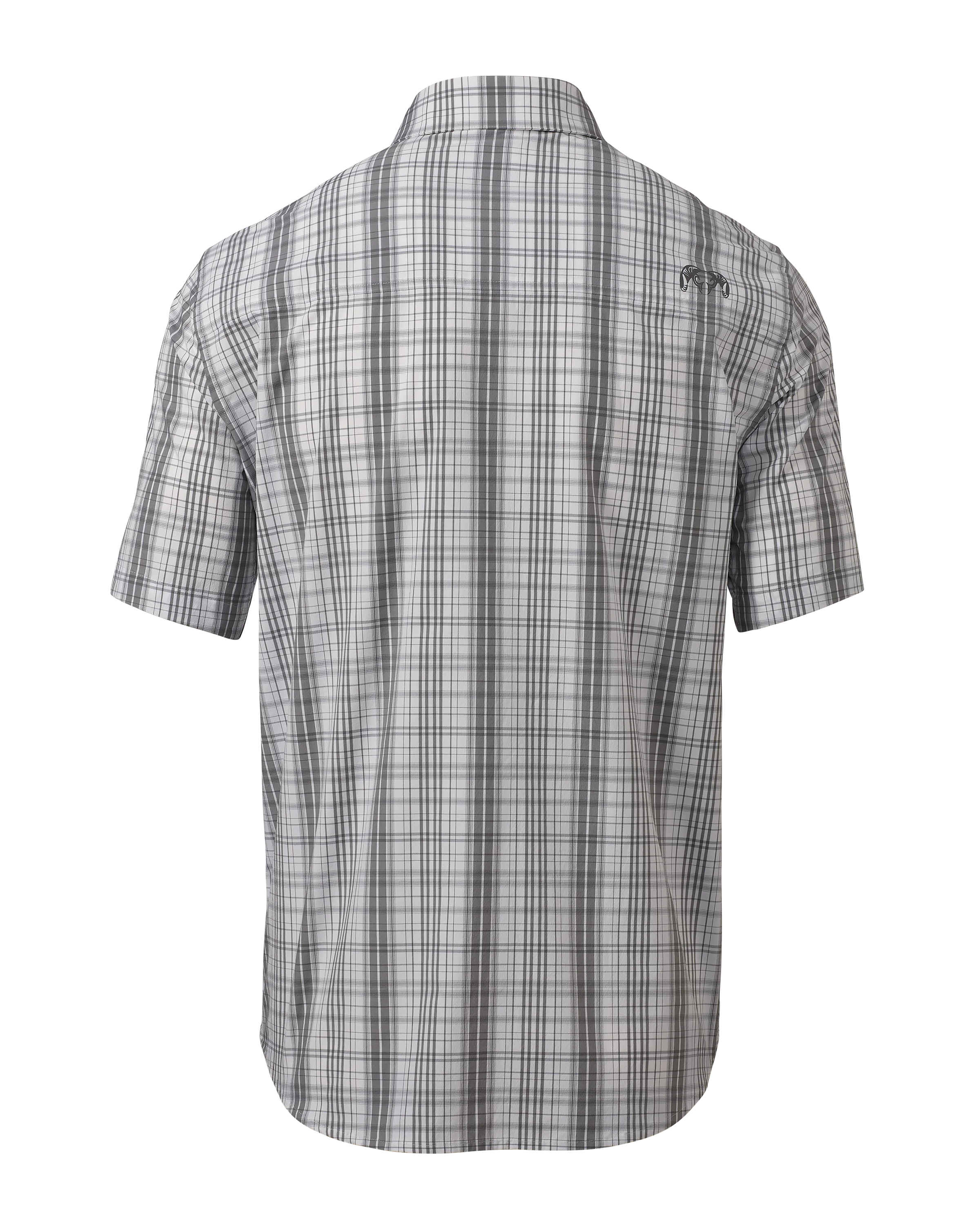 Alternative view of Borrego SS Shirt | Granite Plaid