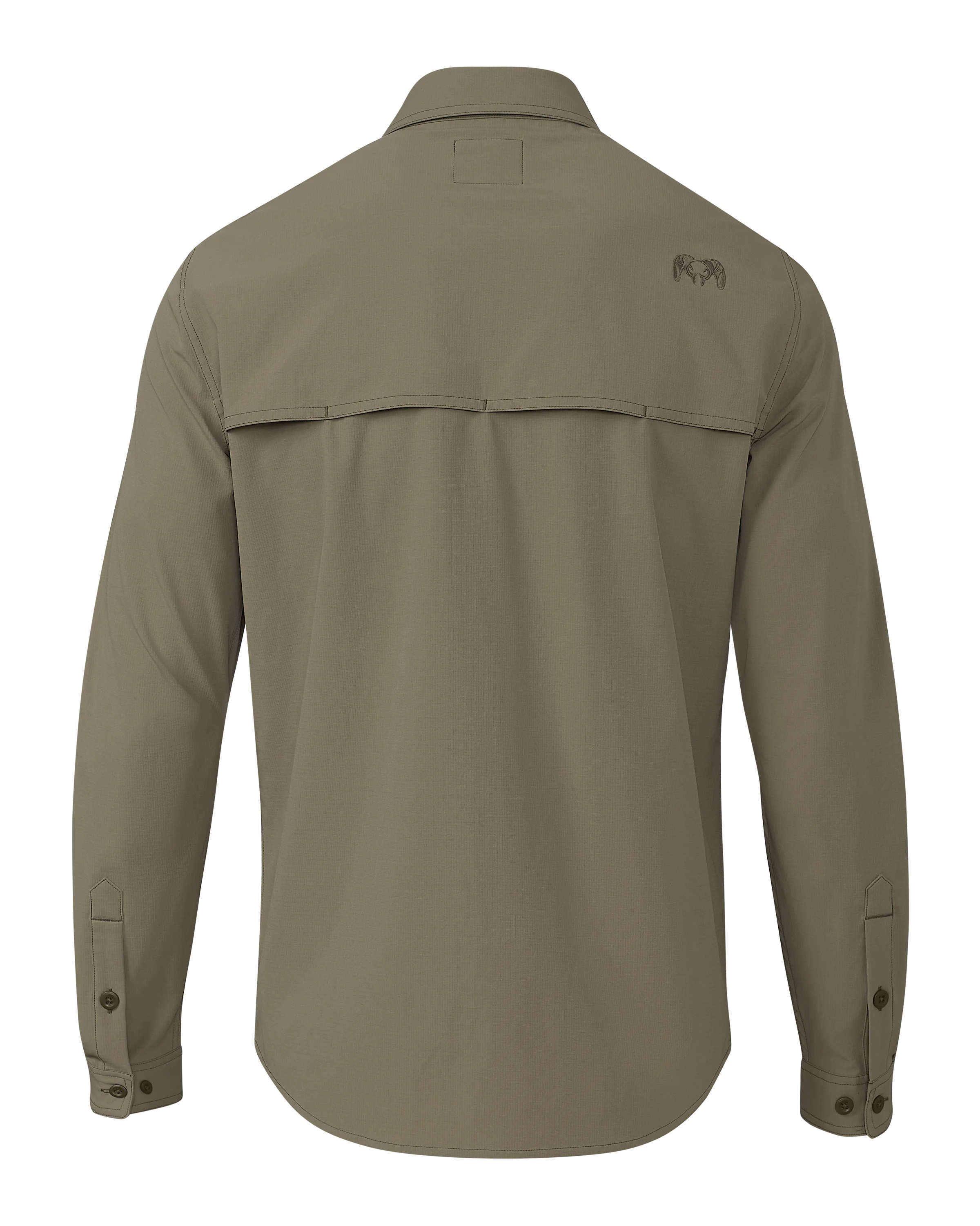 Alternative view of Gauge LS Work Shirt | Khaki