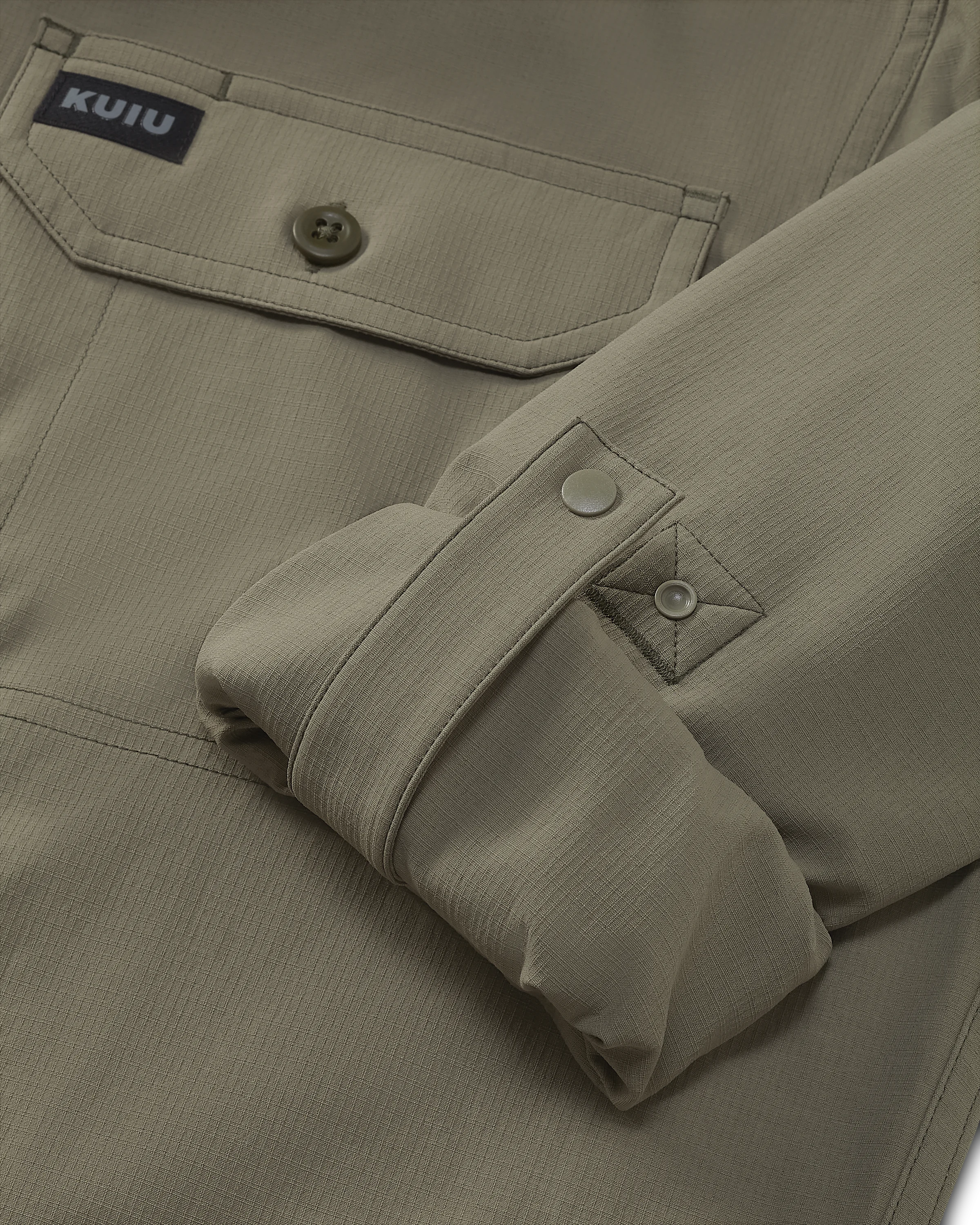 Gauge LS Work Shirt | Khaki - Image 3