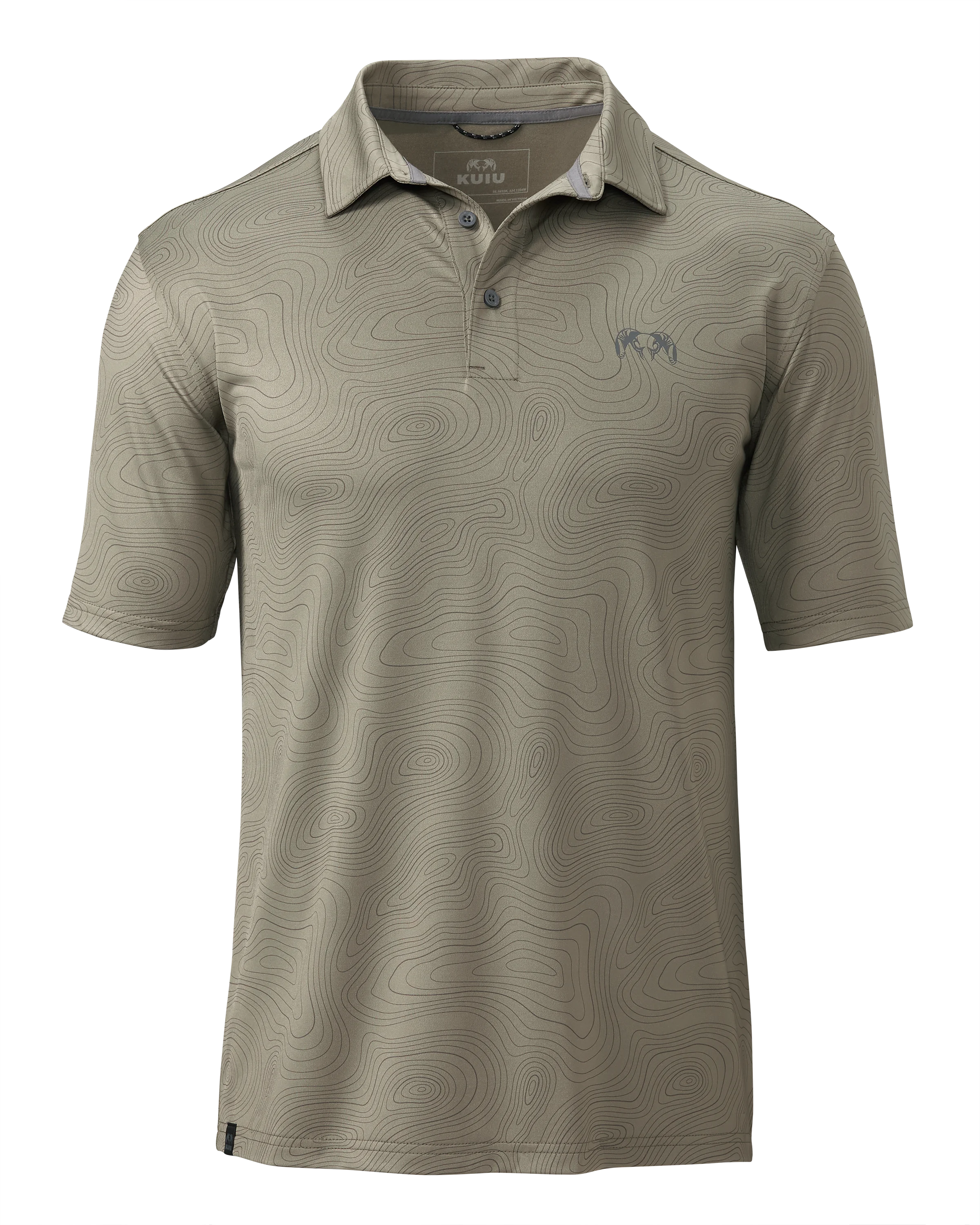 KUIU Performance Polo | Woodsmoke Topo