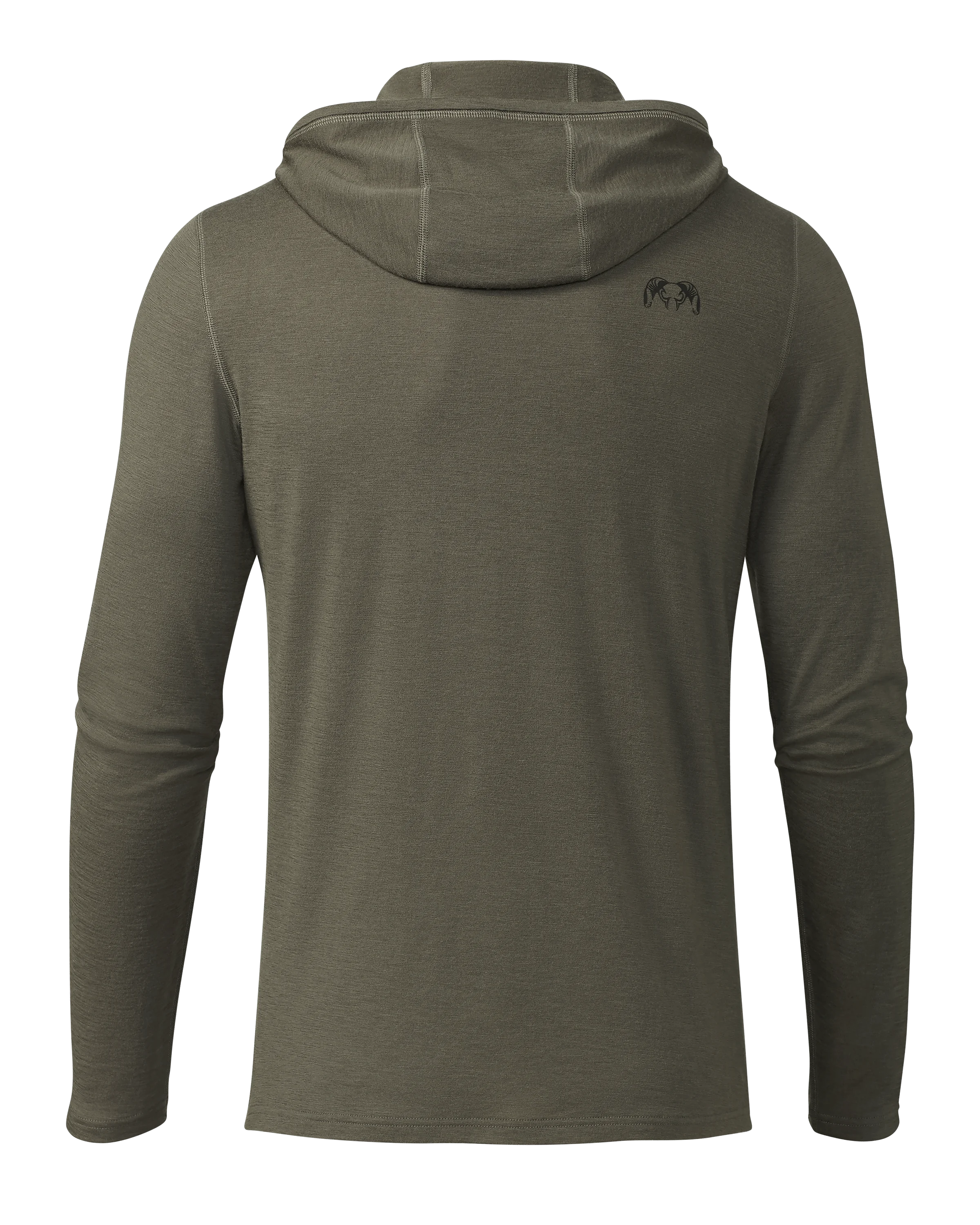 Alternative view of ULTRA Merino 120 LT LS Hoodie | Ash