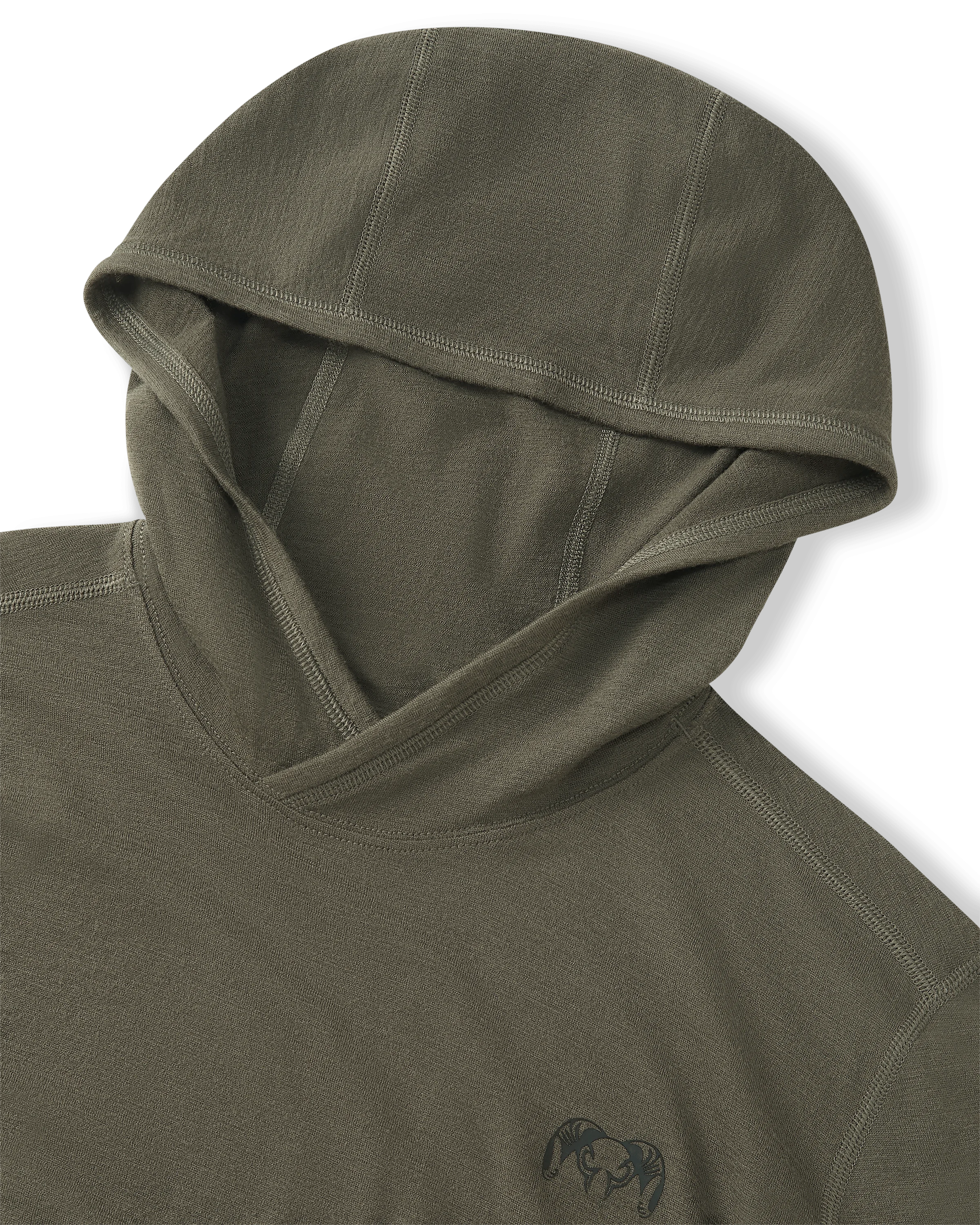 ULTRA Merino 120 LT LS Hoodie | Ash - Image 4