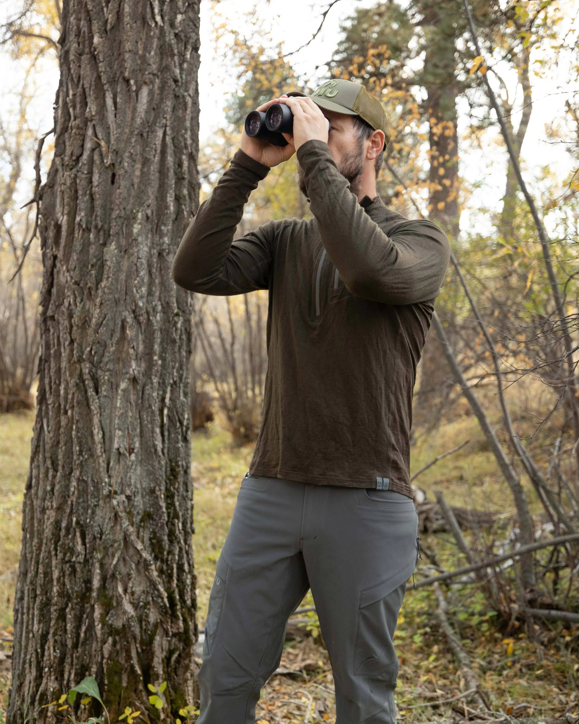 ULTRA Merino 145 Zip-T Hunting Shirt | Gunmetal - Image 5