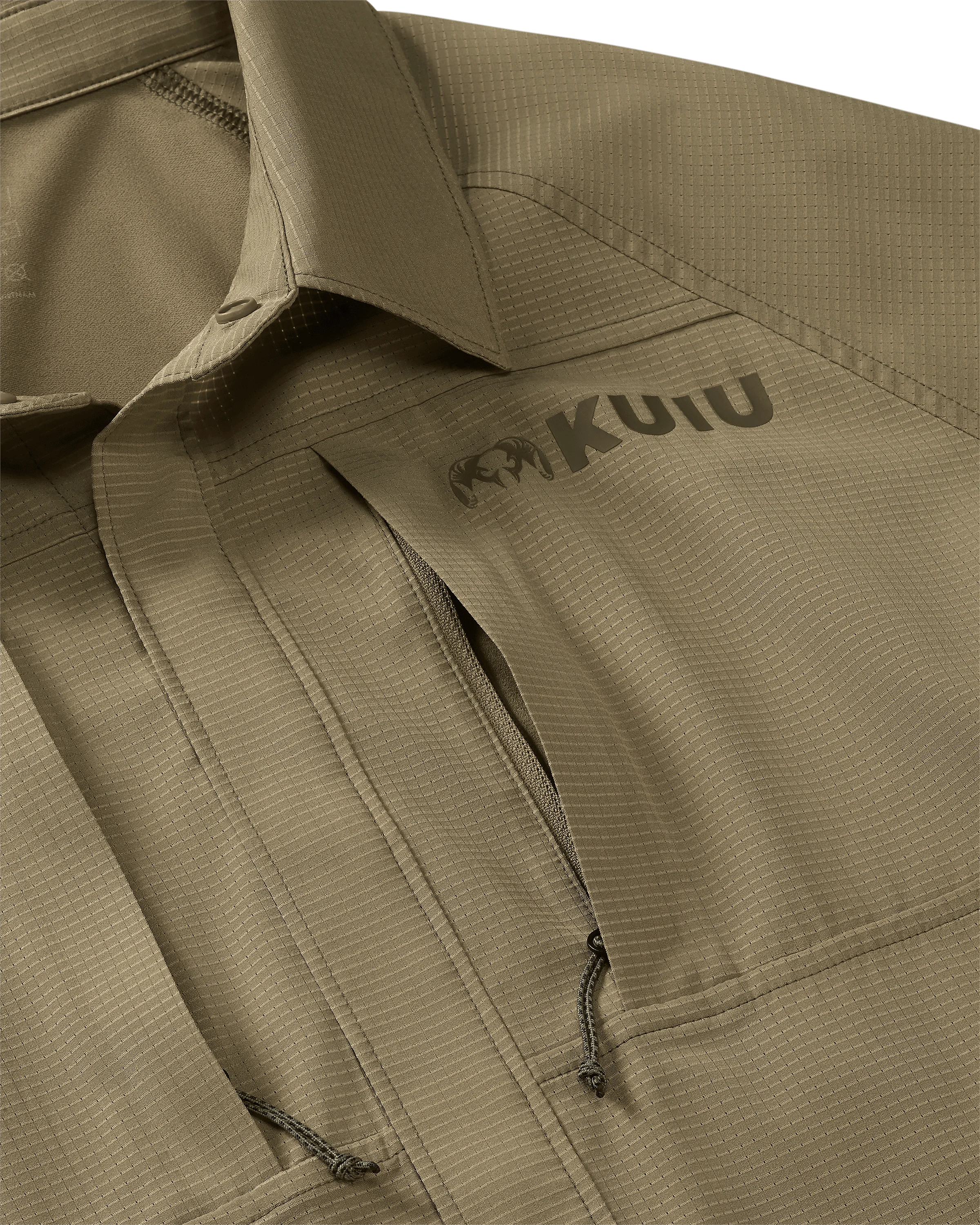 Tiburon Hybrid Snap Shirt | Khaki - Image 3