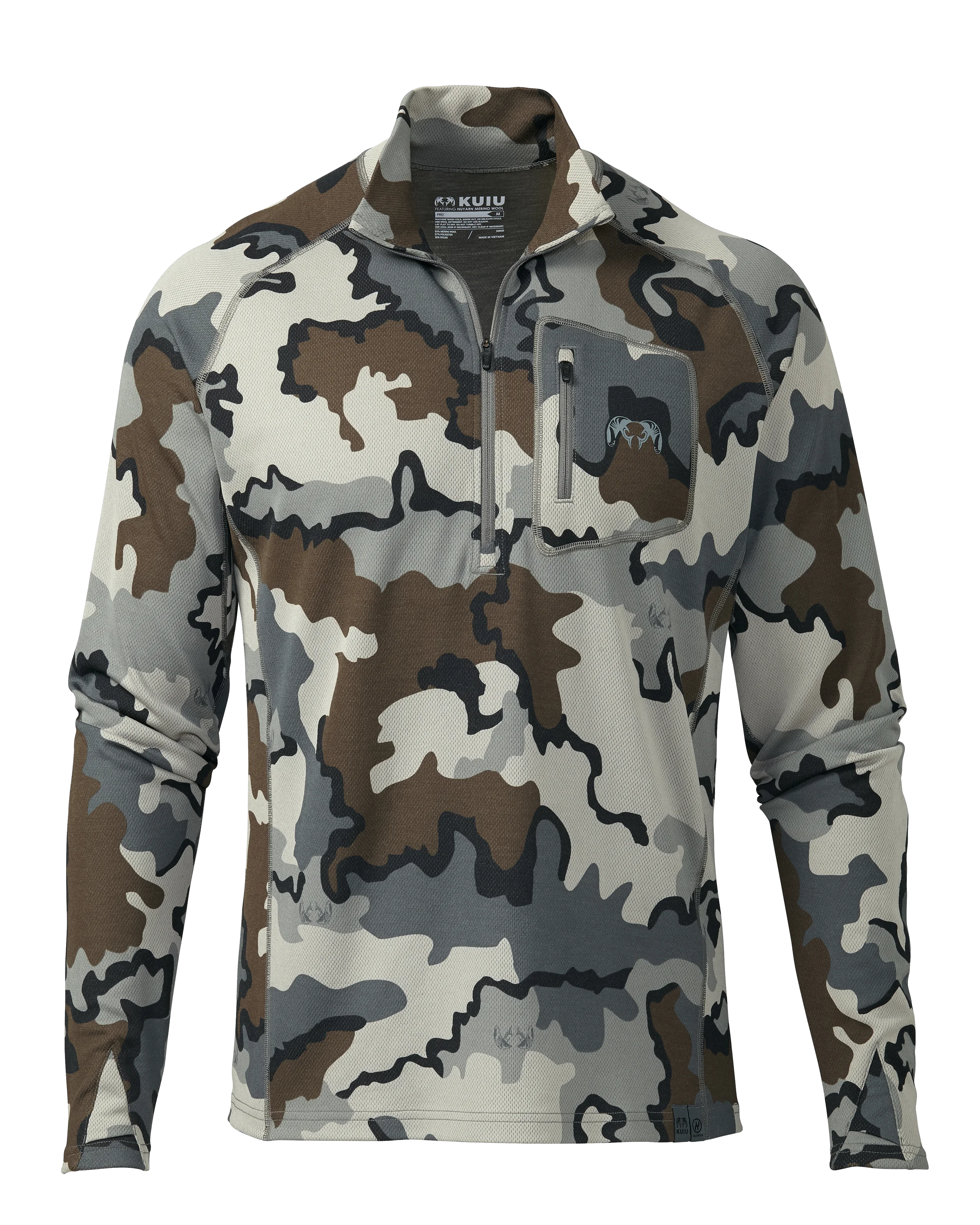 PRO Merino 200 Zip-T | Vias