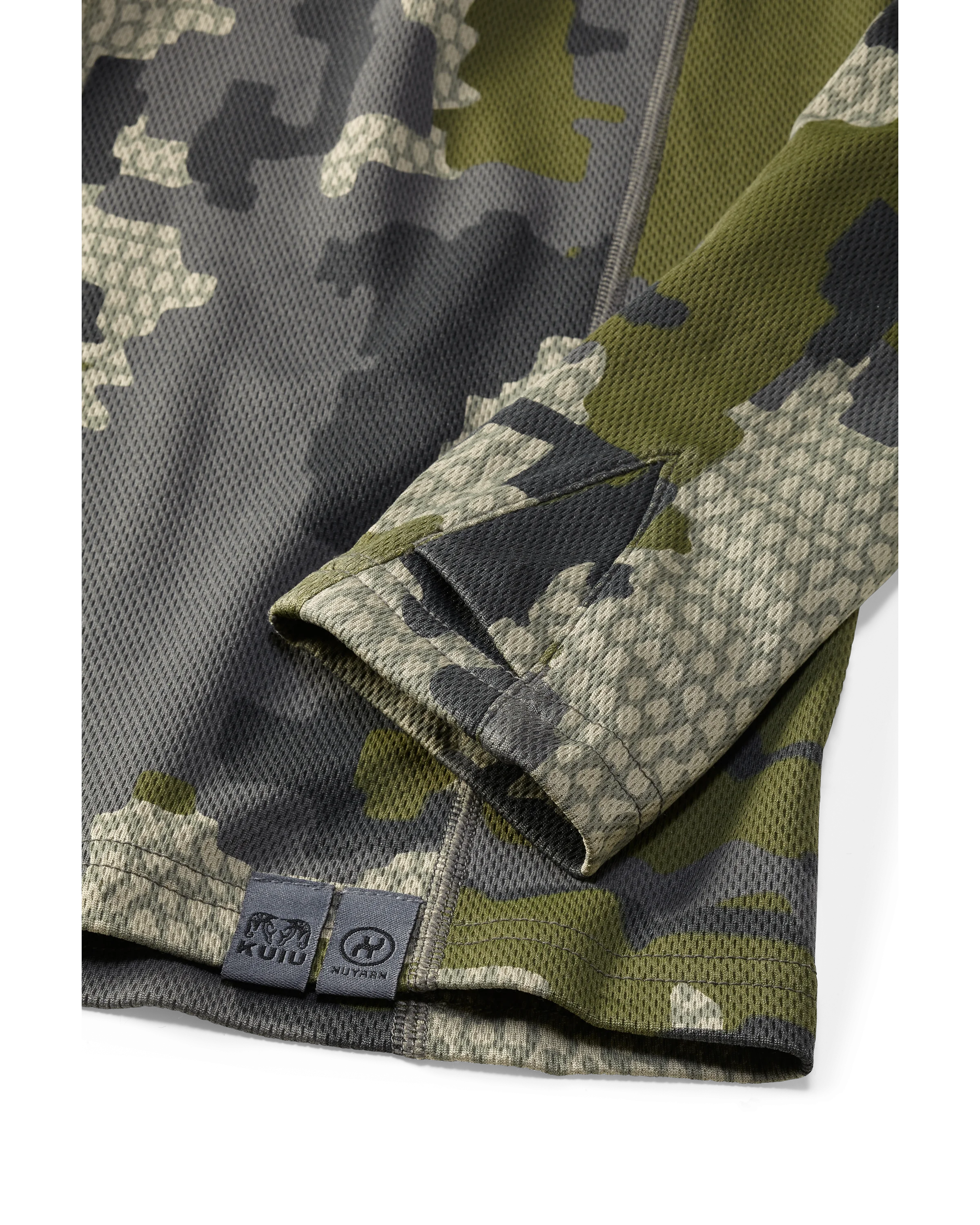 PRO Merino 200 Zip-T Hoodie | Verde - Image 3