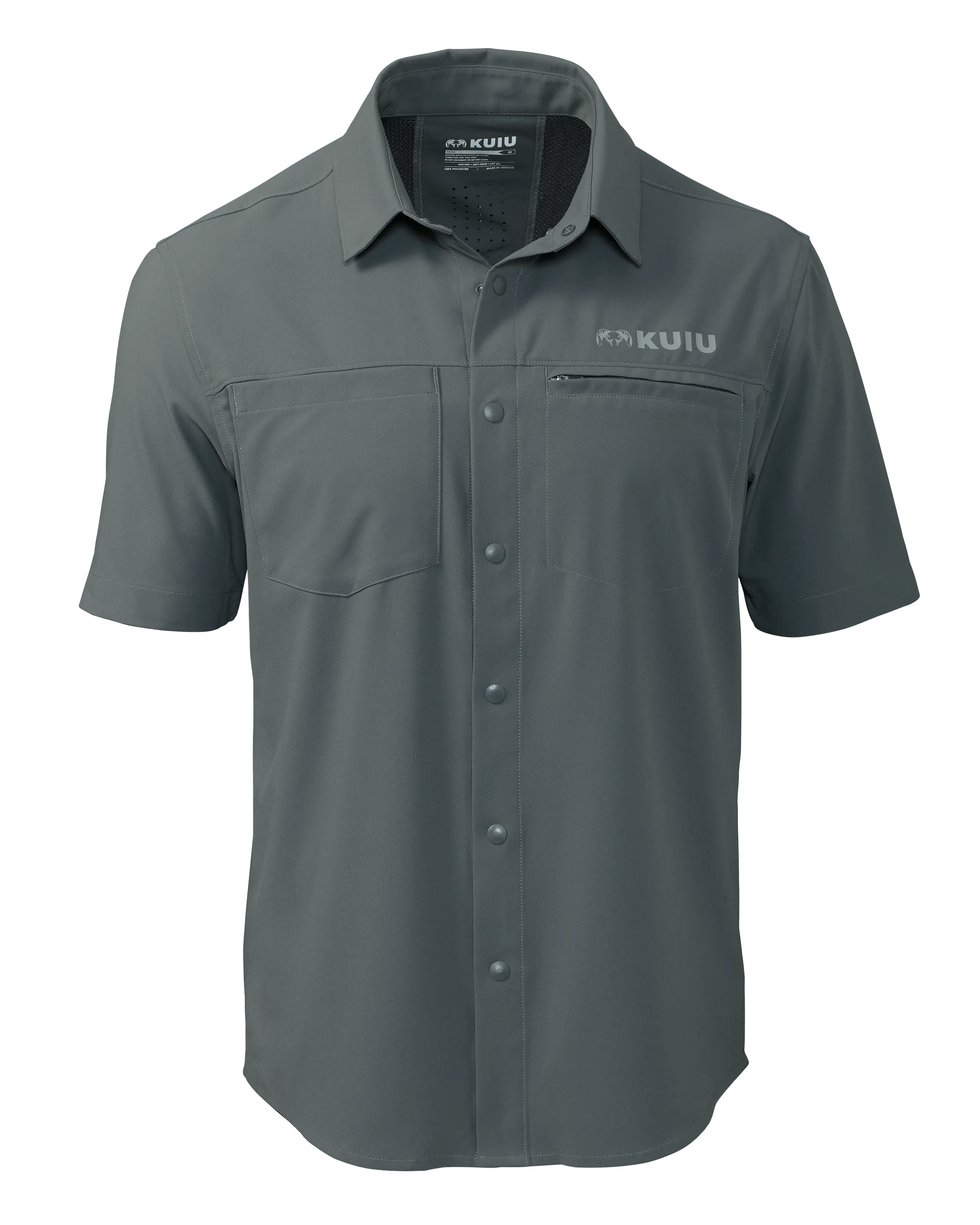 Mesa Vented SS Snap Shirt | Stone