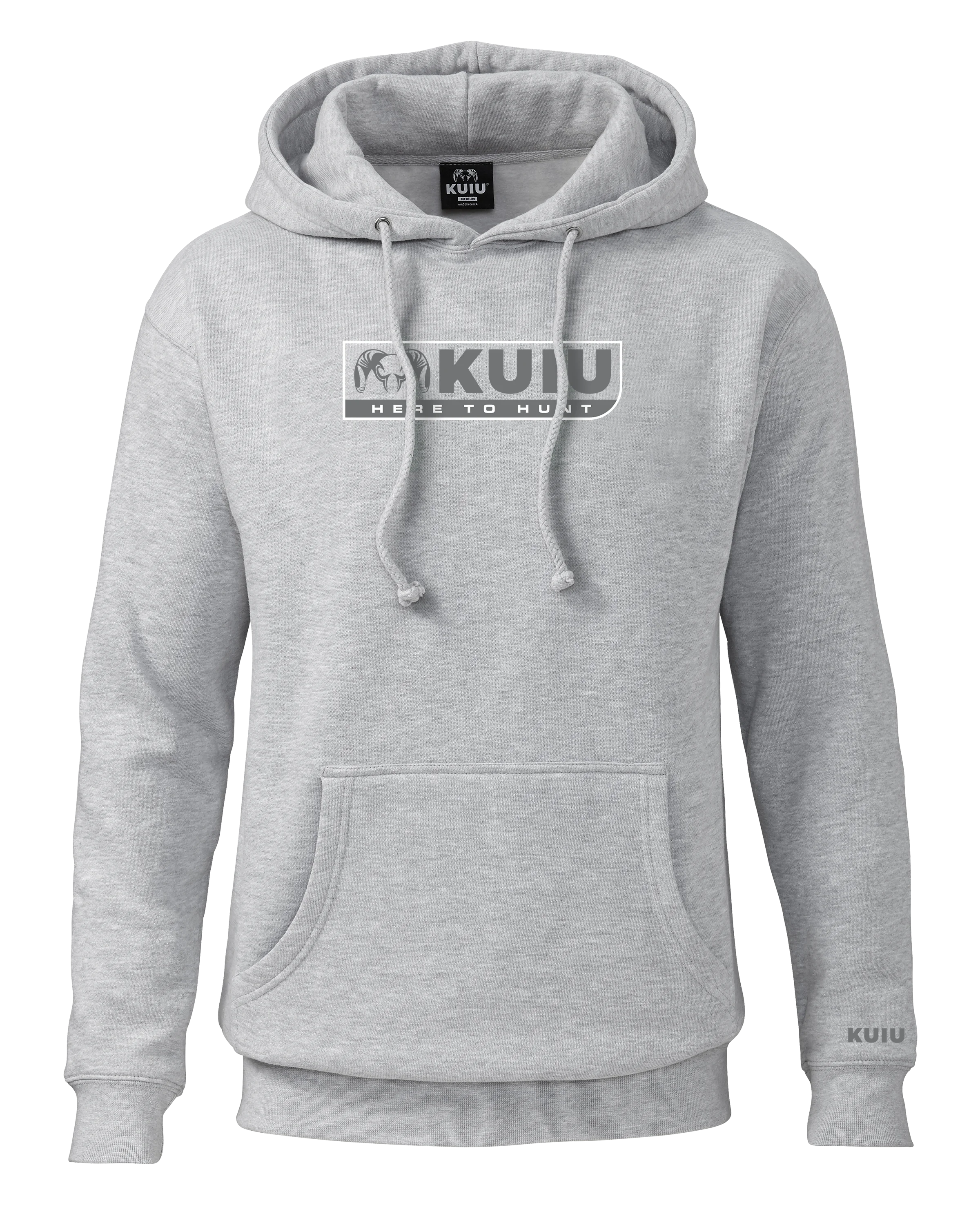 Outlet KUIU Here to Hunt Hoodie | Heather Grey