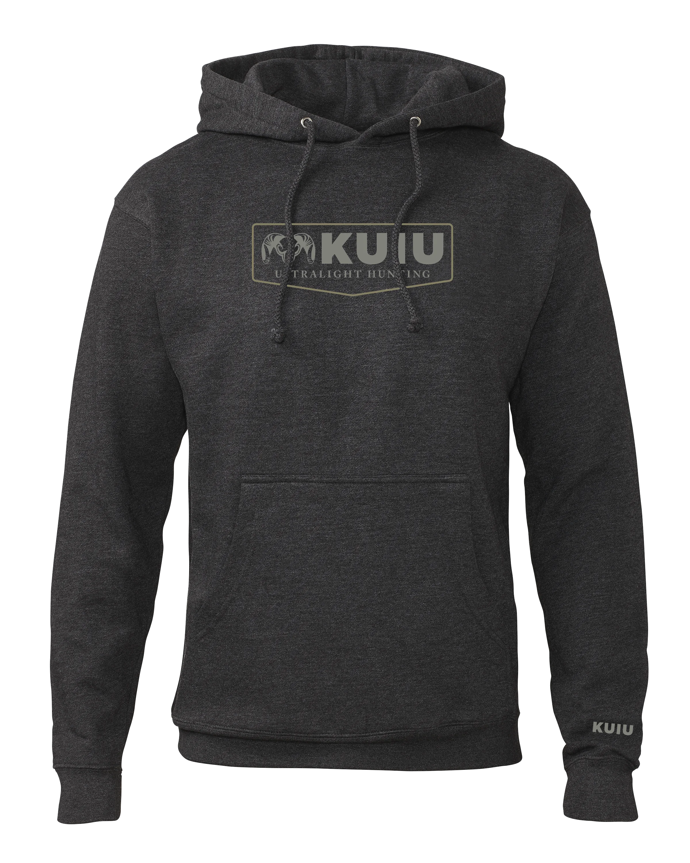 KUIU Shield Logo Hoodie | Charcoal