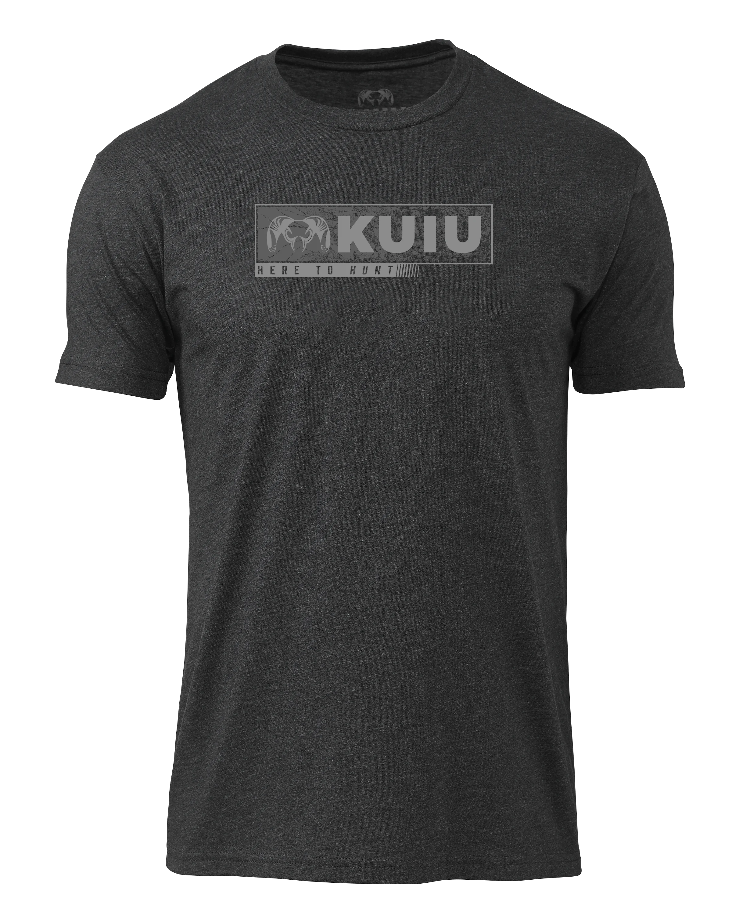 KUIU Here to Hunt Gritstone T-Shirt | Charcoal