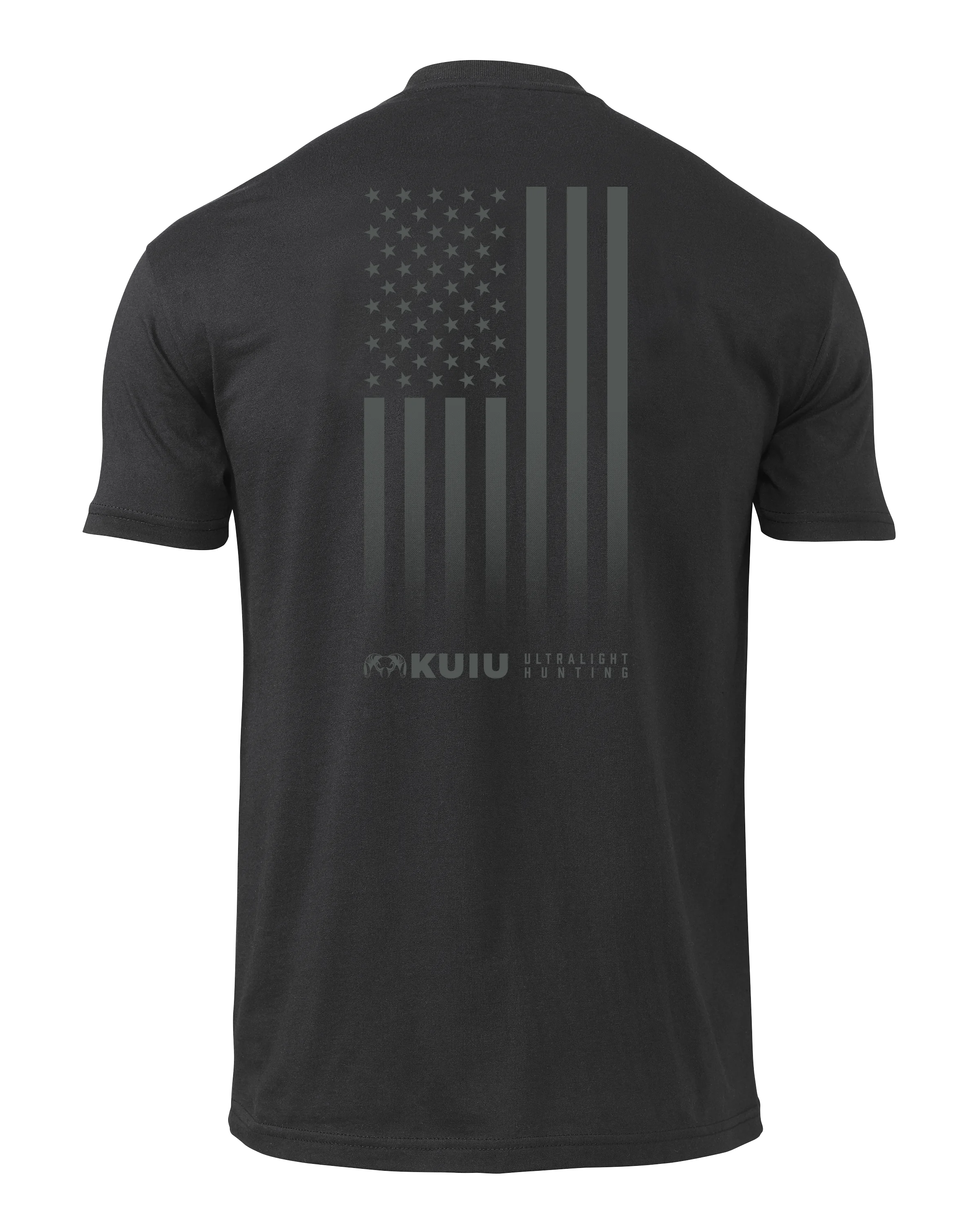 KUIU Vertical Flag Logo T-Shirt | Black