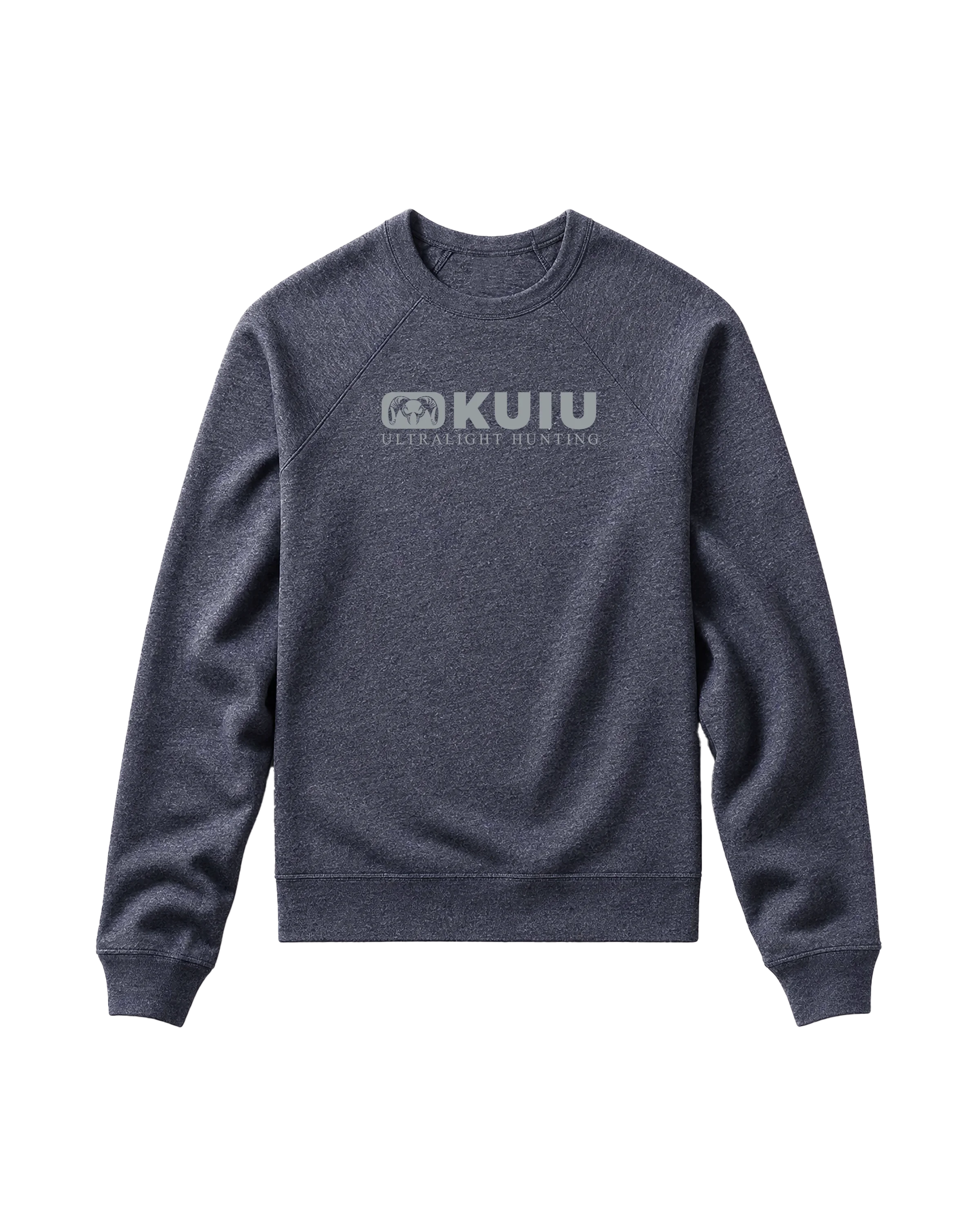Toddler Block Logo Crewneck Sweatshirt | Heather Navy
