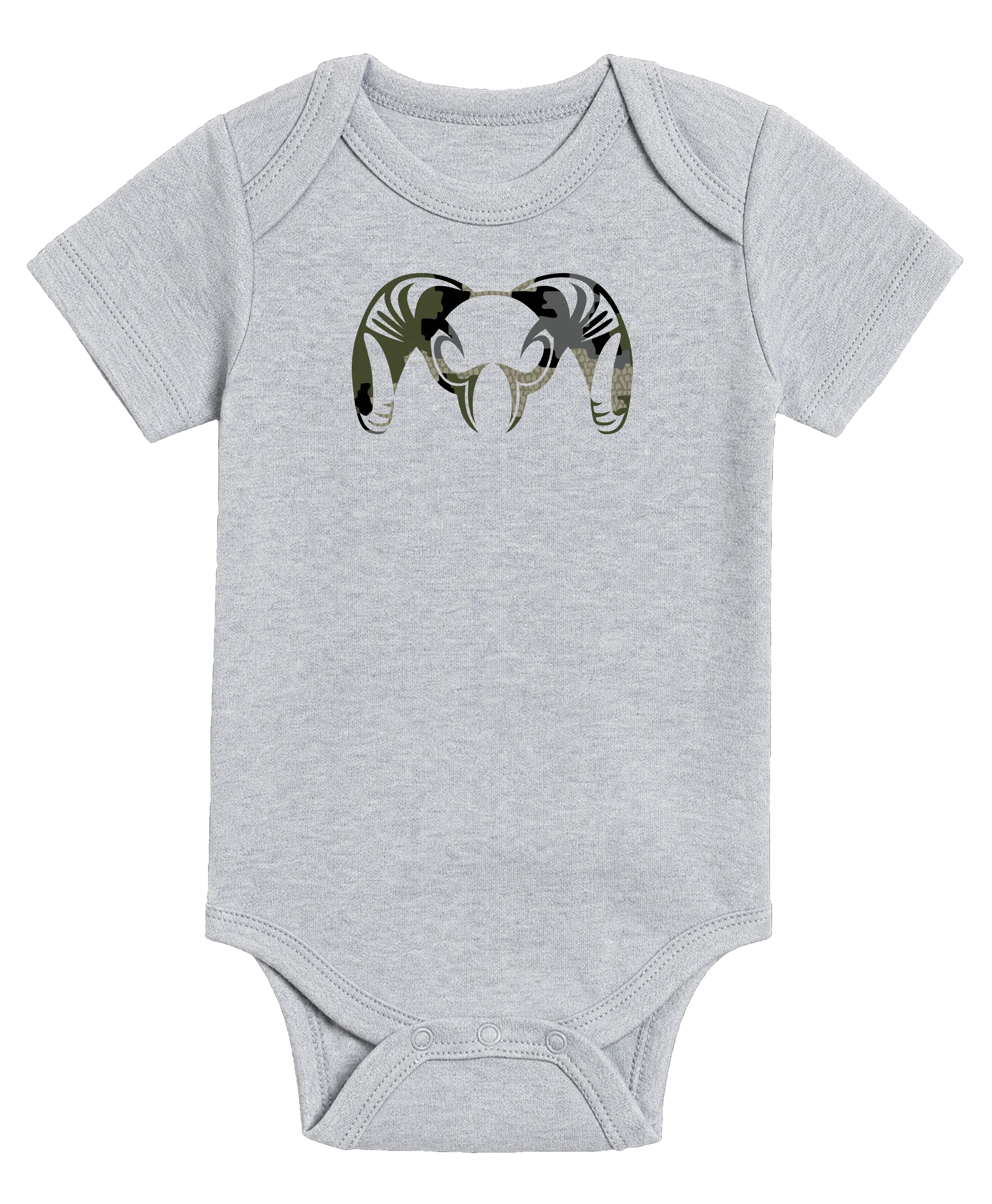 KUIU Verde Ram Baby One-Piece | Heather Grey