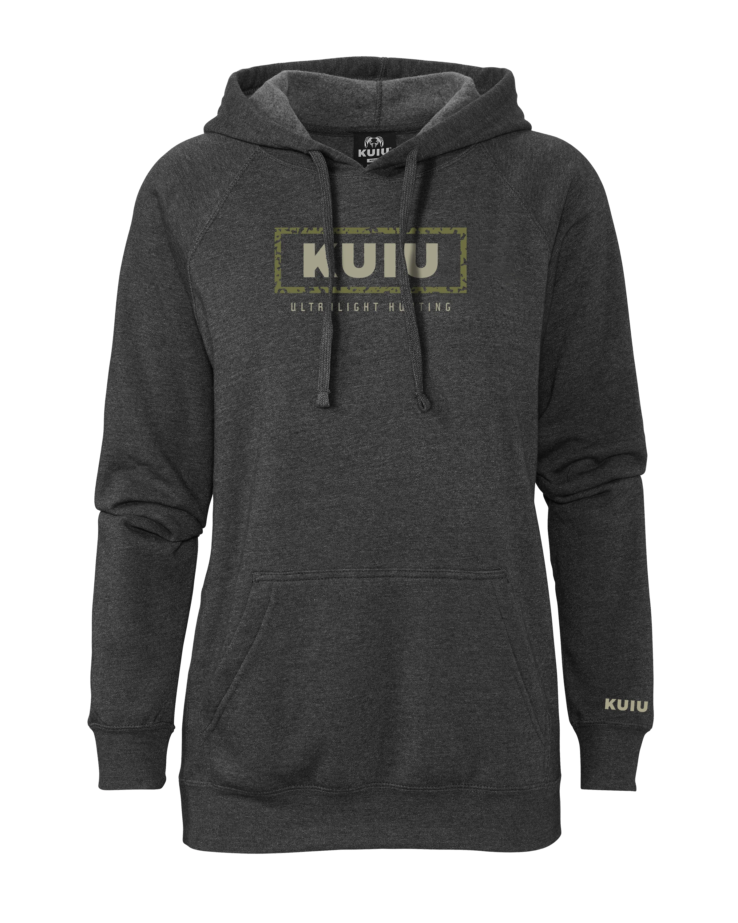 Women's Box Logo Hoodie | Charcoal