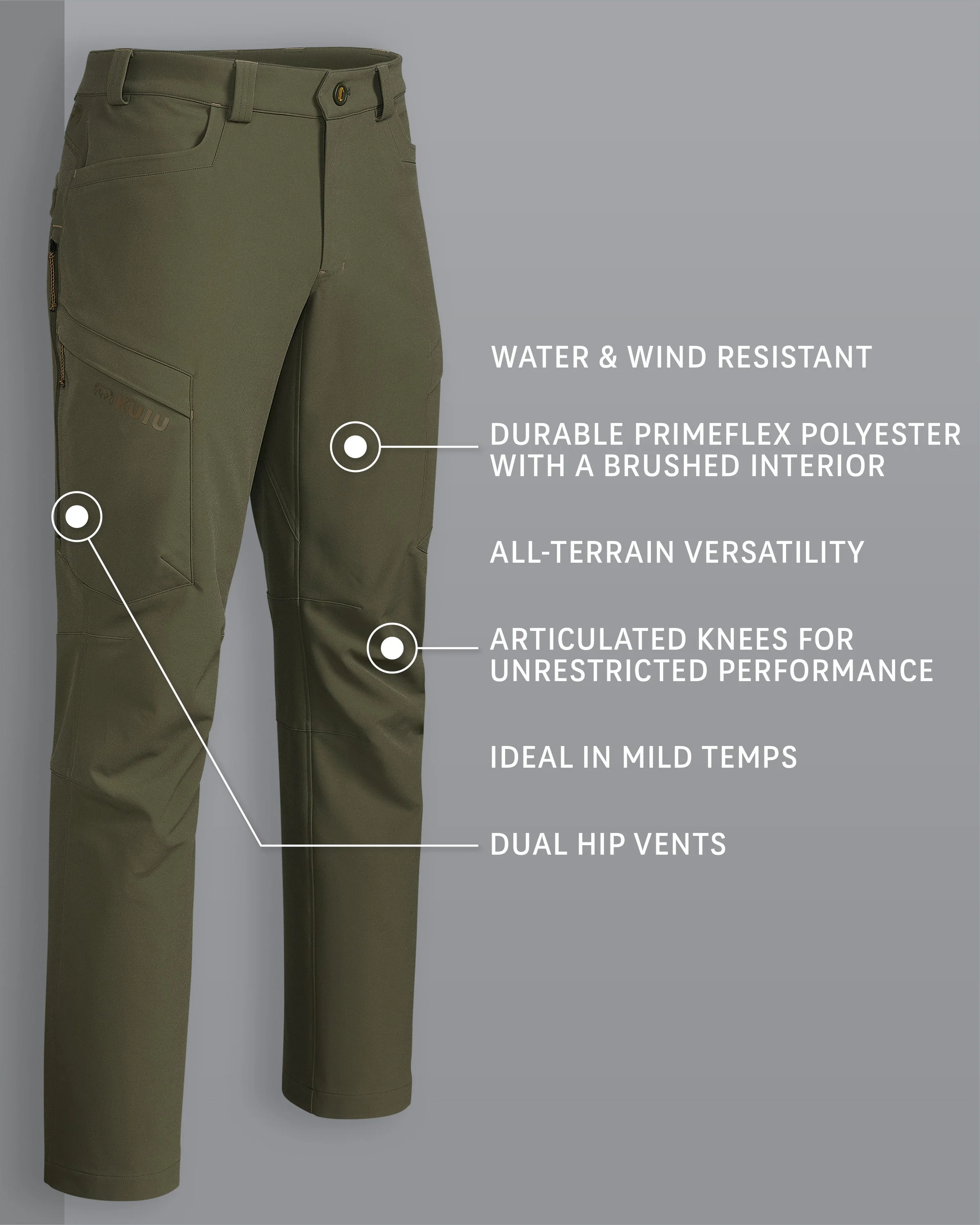 Alternative view of Attack Pant | Evergreen