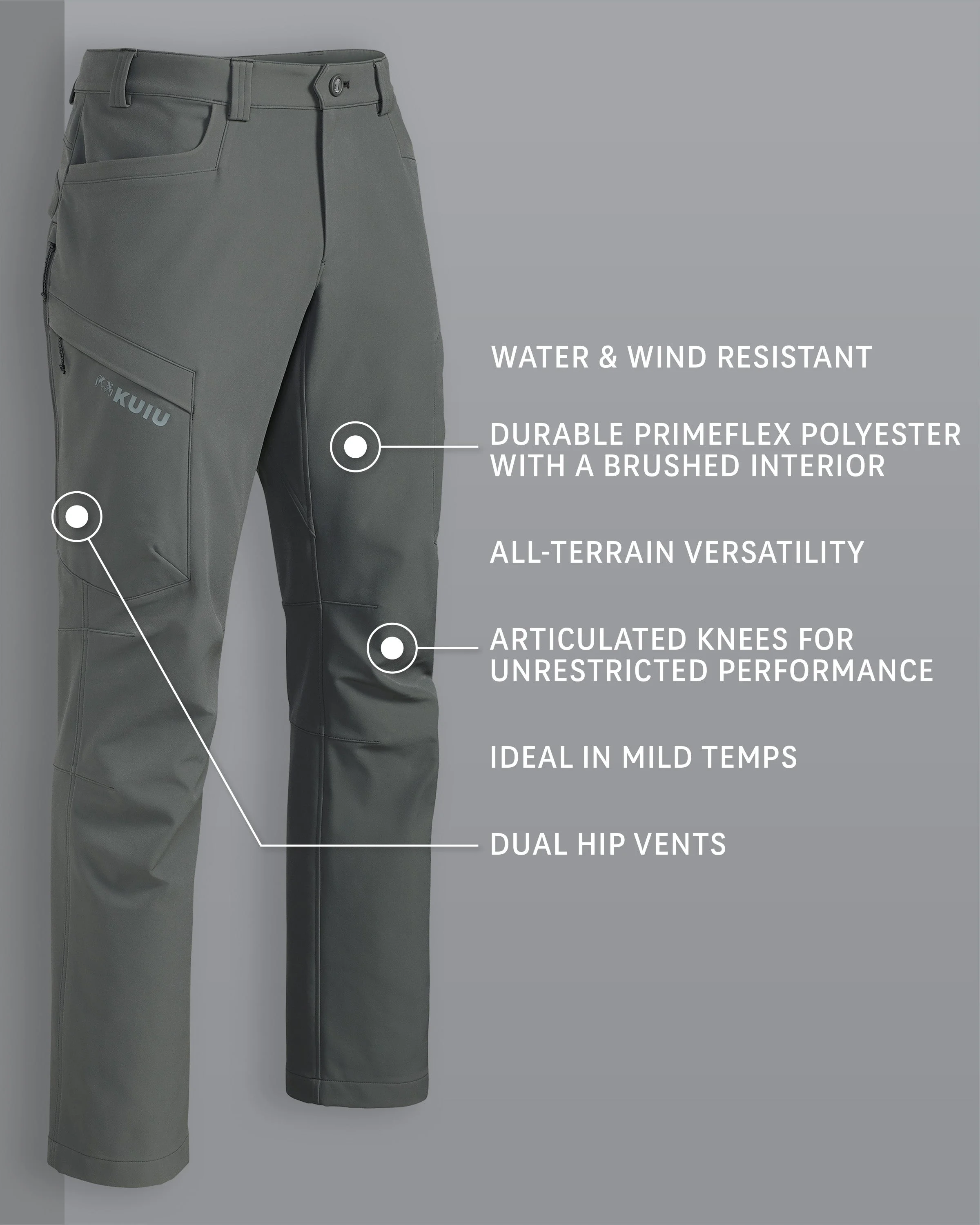 Alternative view of Attack Pant | Stone