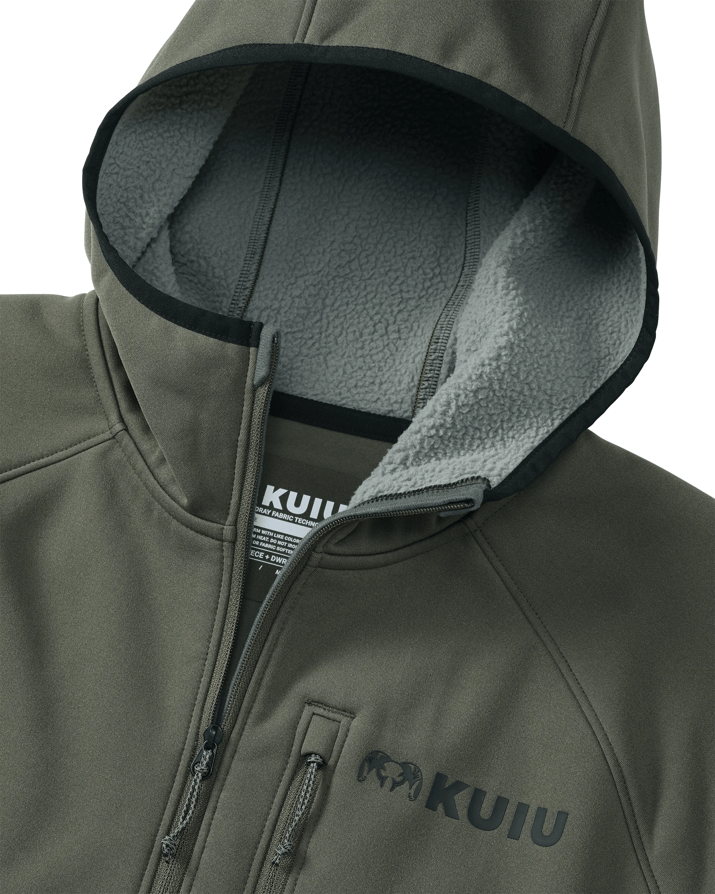StrongFleece 235 Zip-T Hoodie | Ash - Image 3