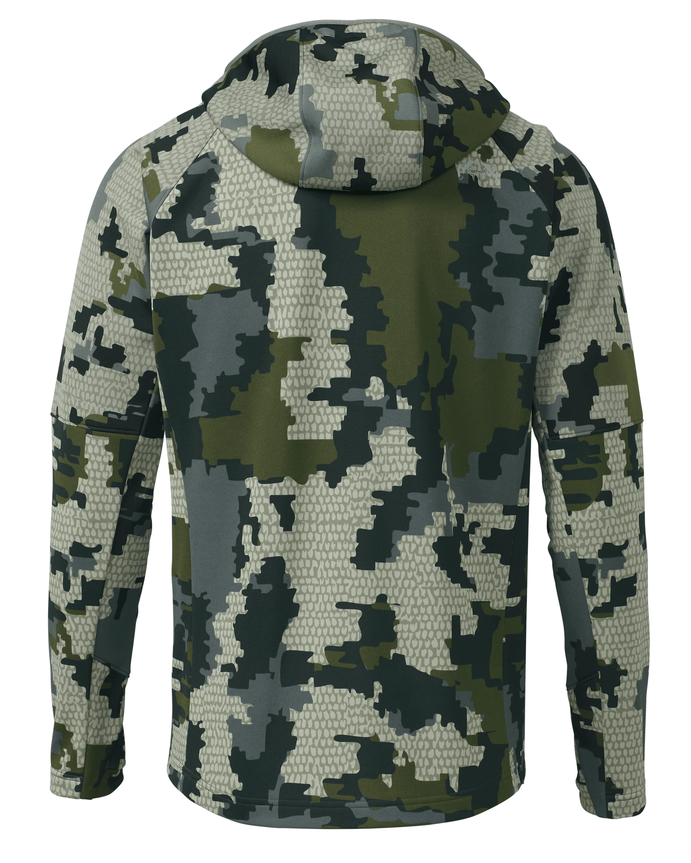 Alternative view of StrongFleece 235 Zip-T Hoodie | Verde