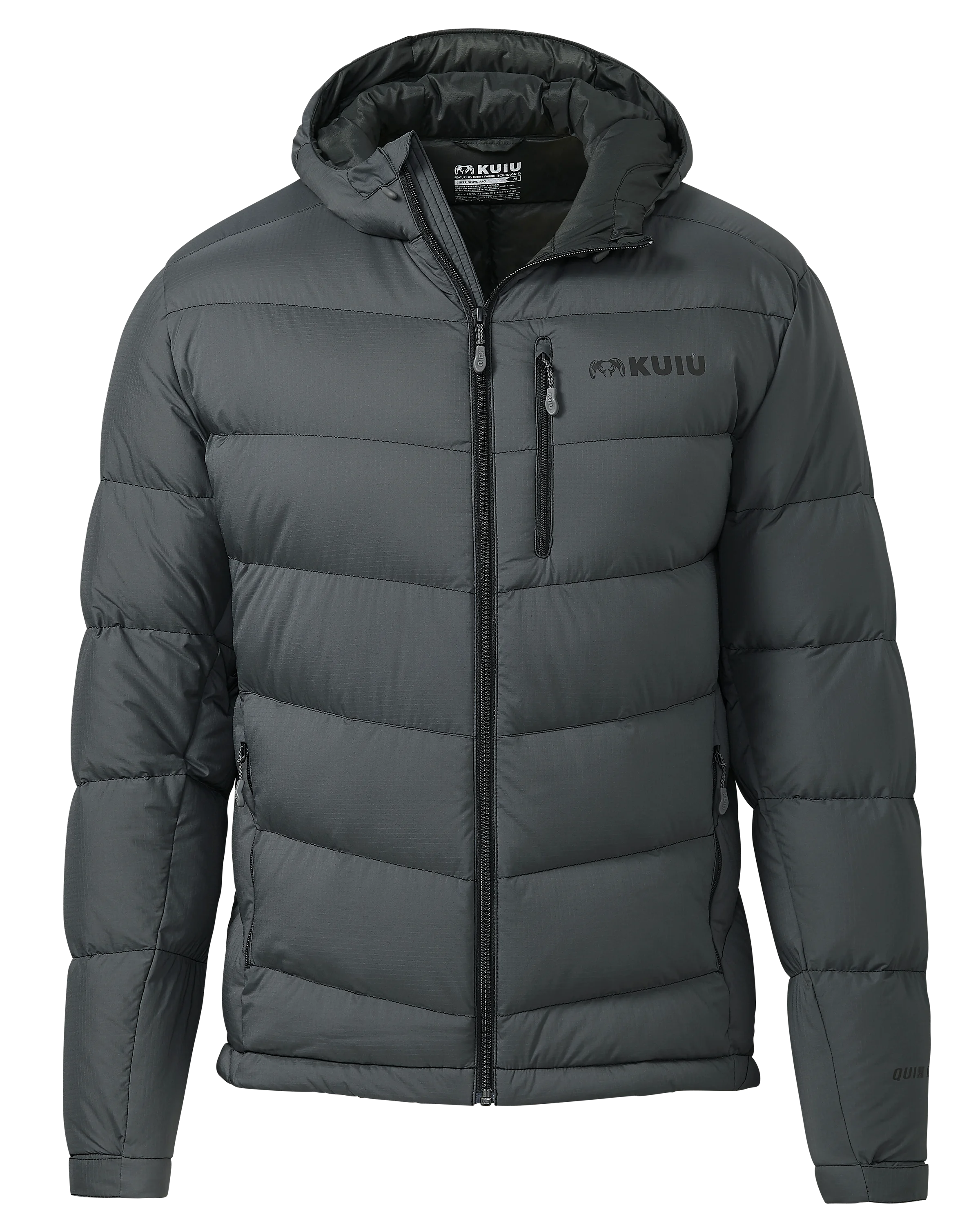 Super Down PRO Hooded Jacket | Gunmetal