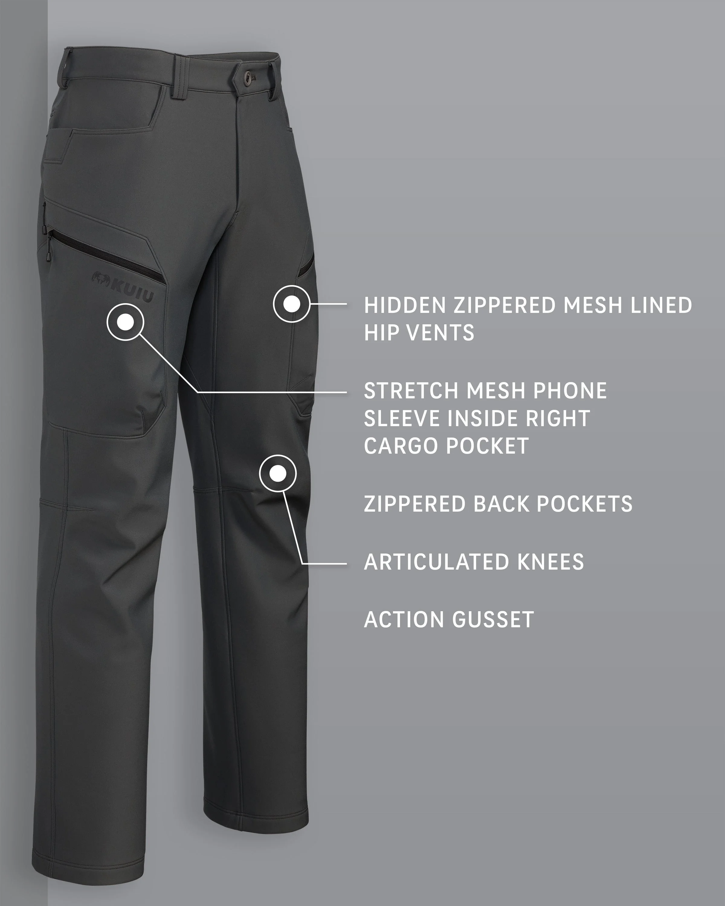 Alternative view of Guide PRO Pant | Gunmetal