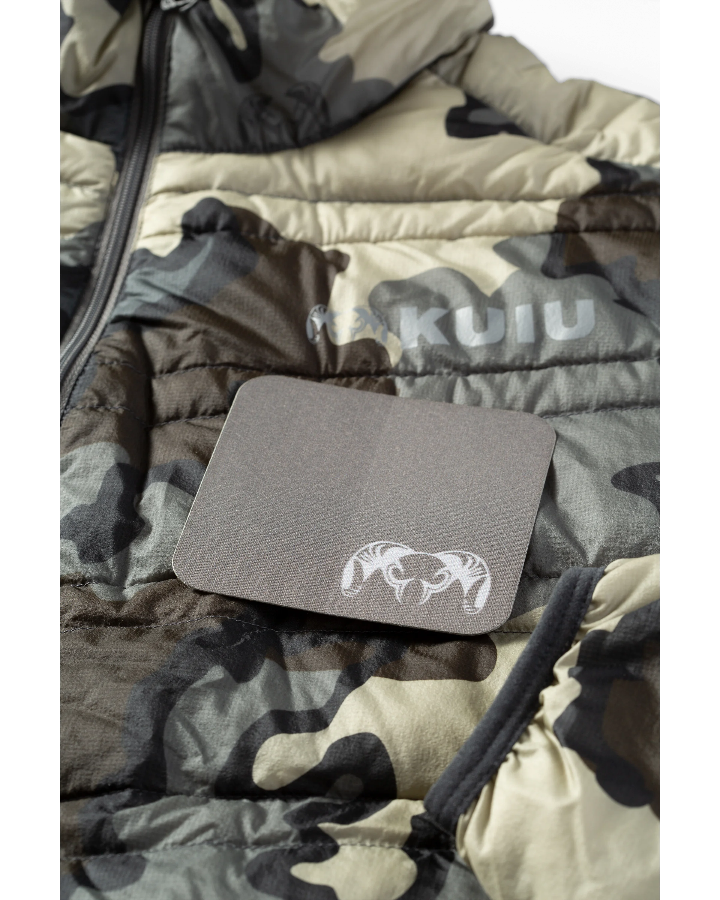 Alternative view of KUIU Noso Patch | Gunmetal