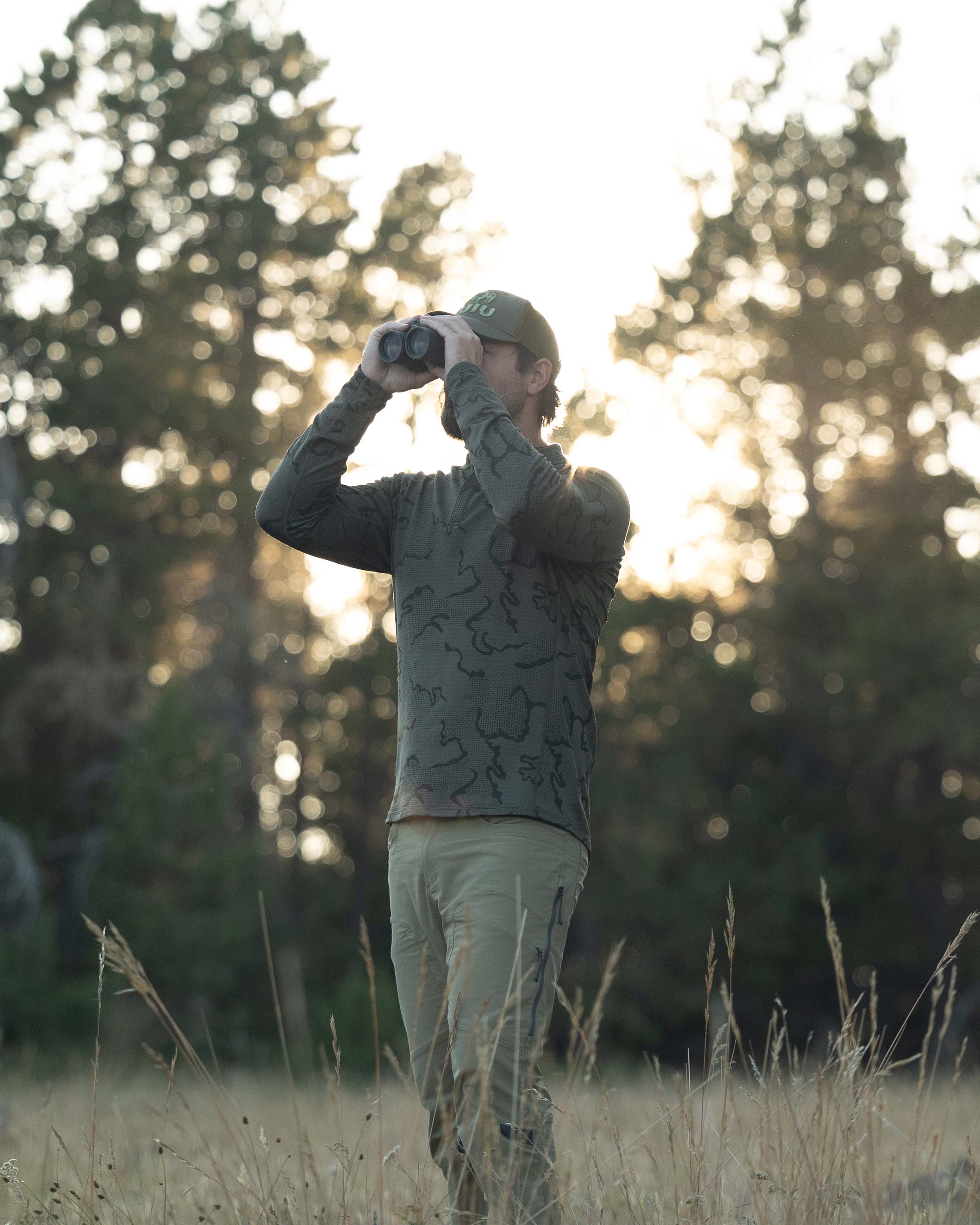 Outlet Ridgepoint Fleece Henley | Olive Tonal - Image 5