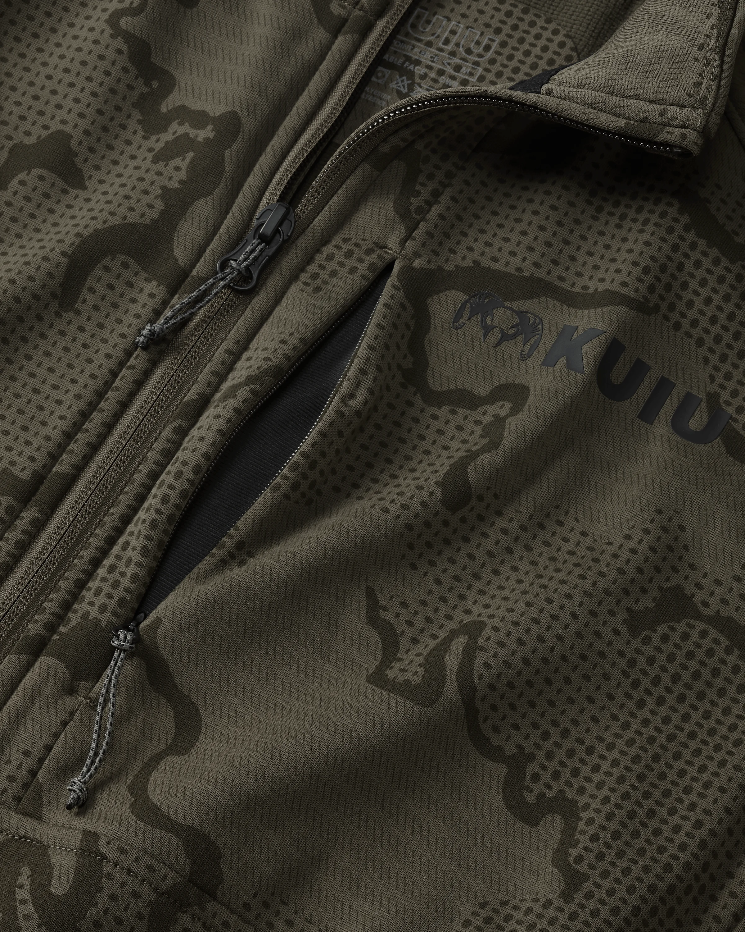Ridgepoint Fleece Zip-T | Ash Tonal - Image 3
