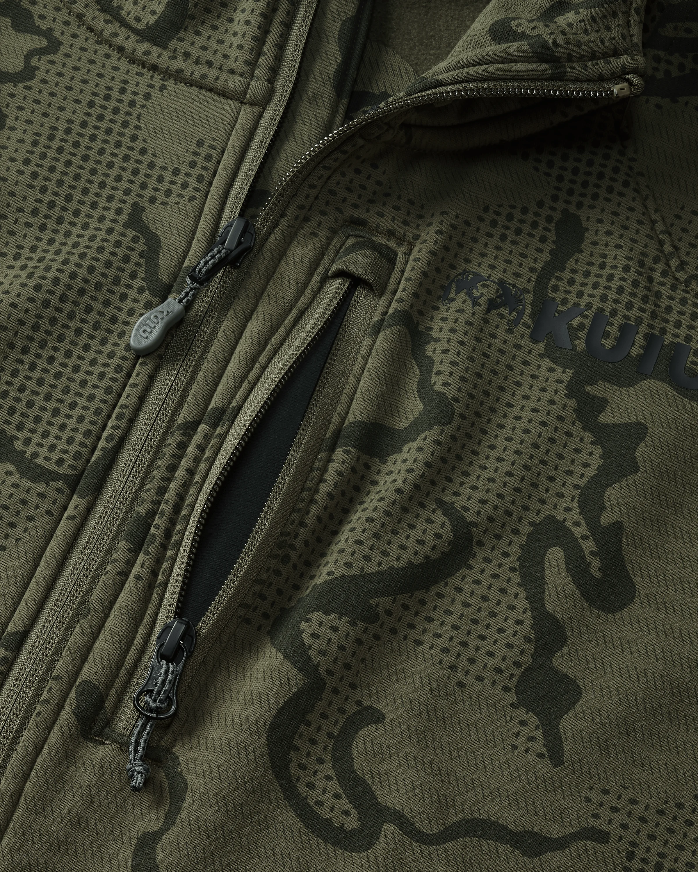 Ridgepoint Fleece Hoodie | Olive Tonal - Image 3