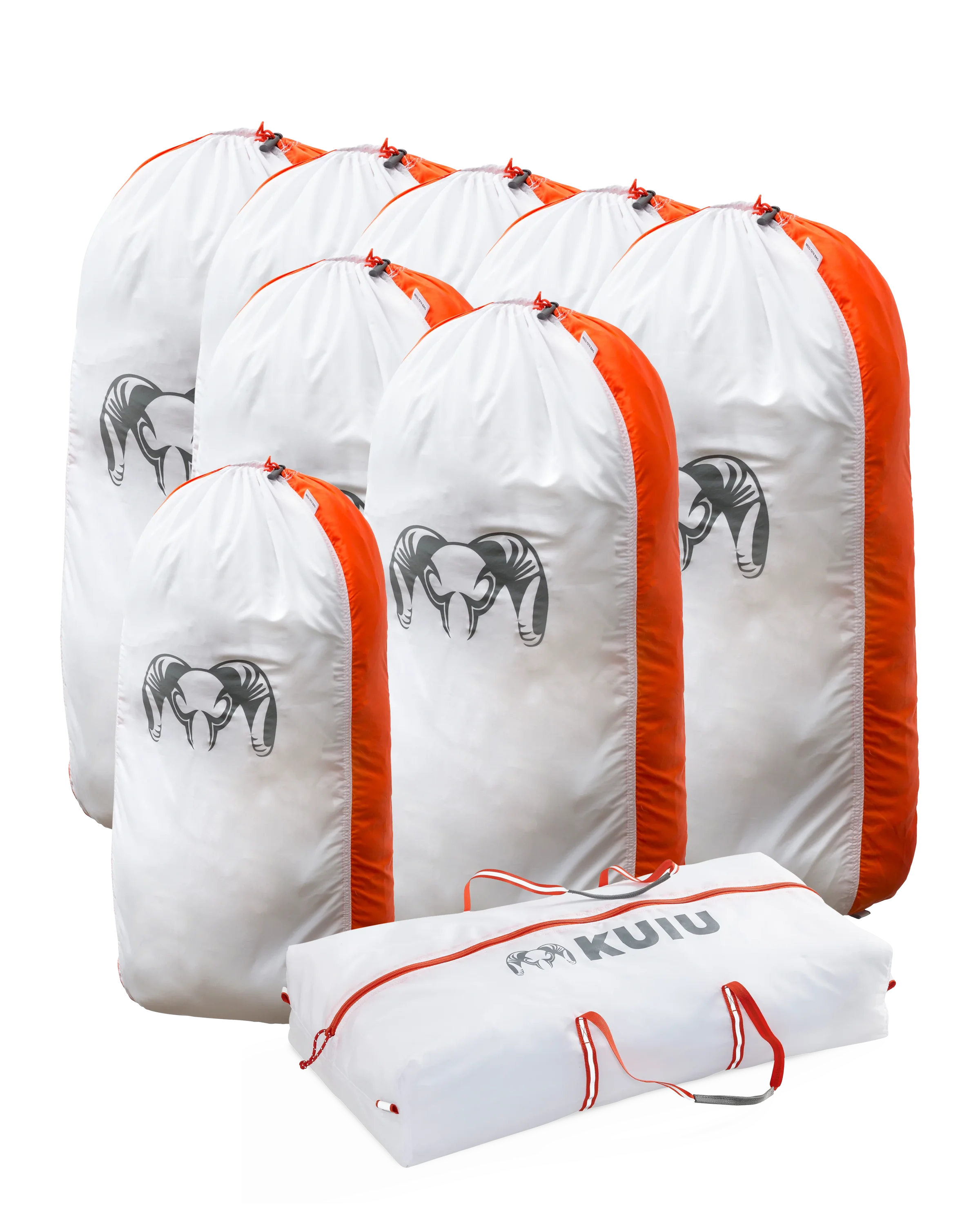 Moose/Bison XL Game Bag Set | White-Orange