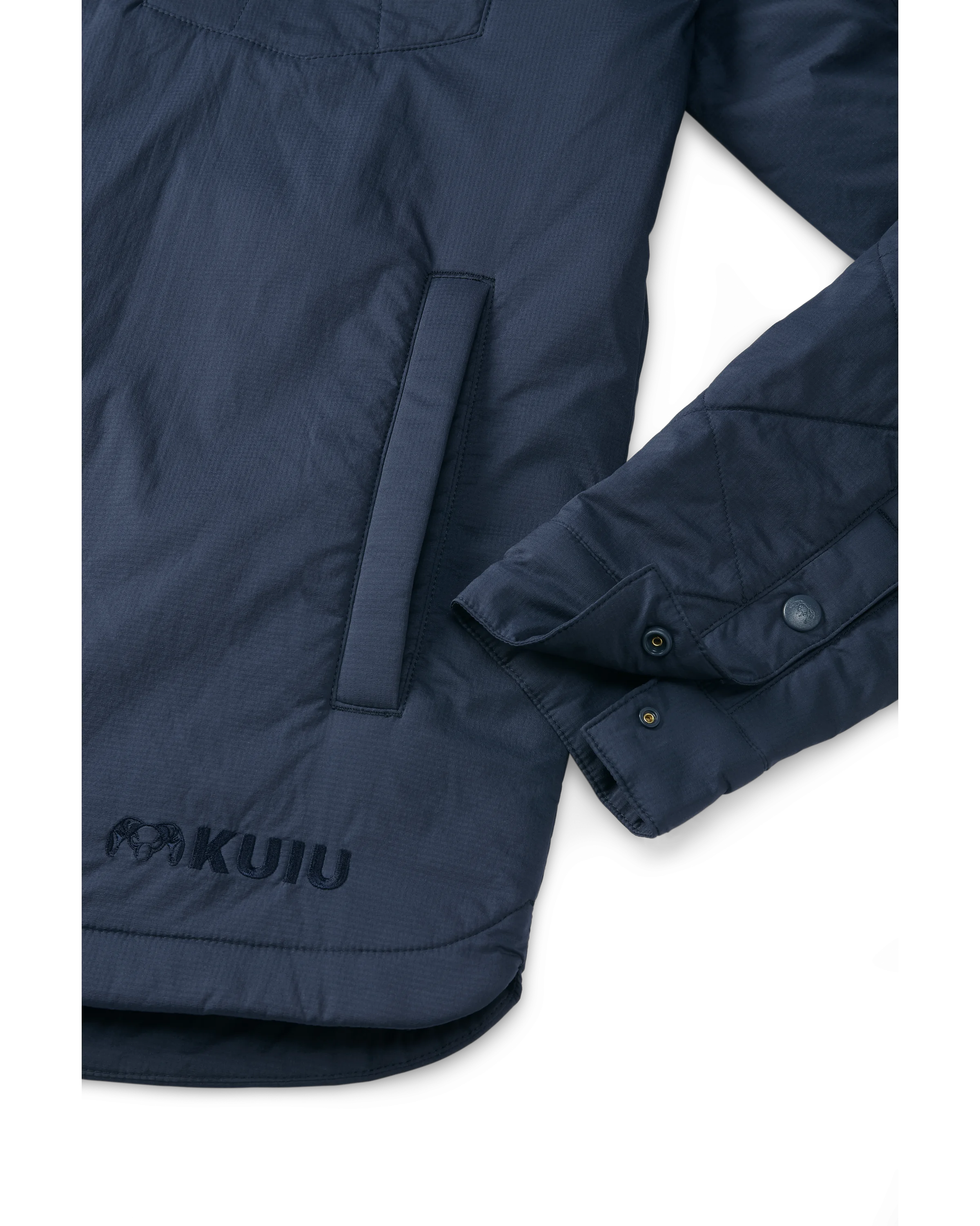 Alternative view of Base Camp Insulated Snap Shirt | Steel Blue