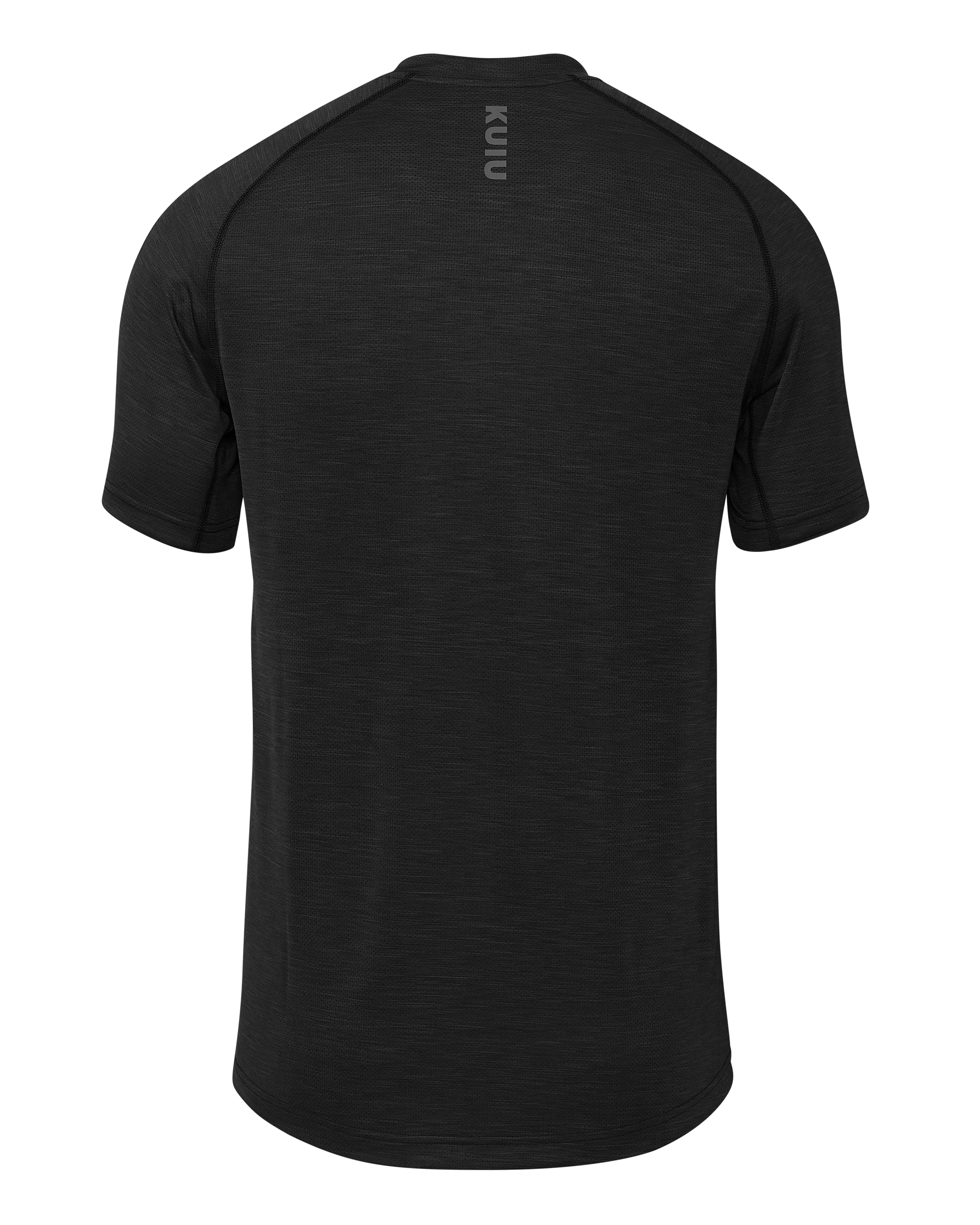 Alternative view of EnduroMesh SS Crew | Black Heather